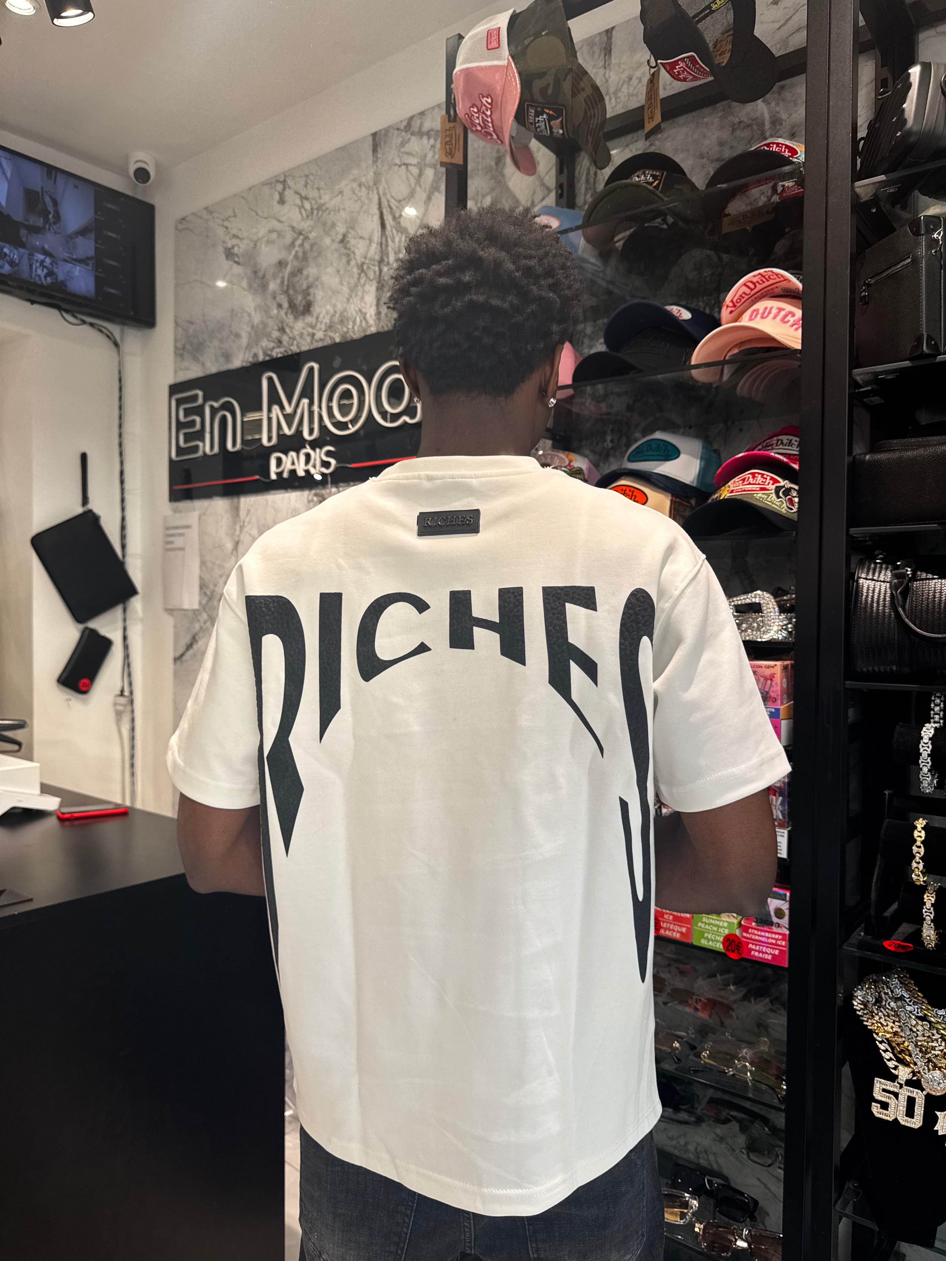 T-shirt Riches Blanc