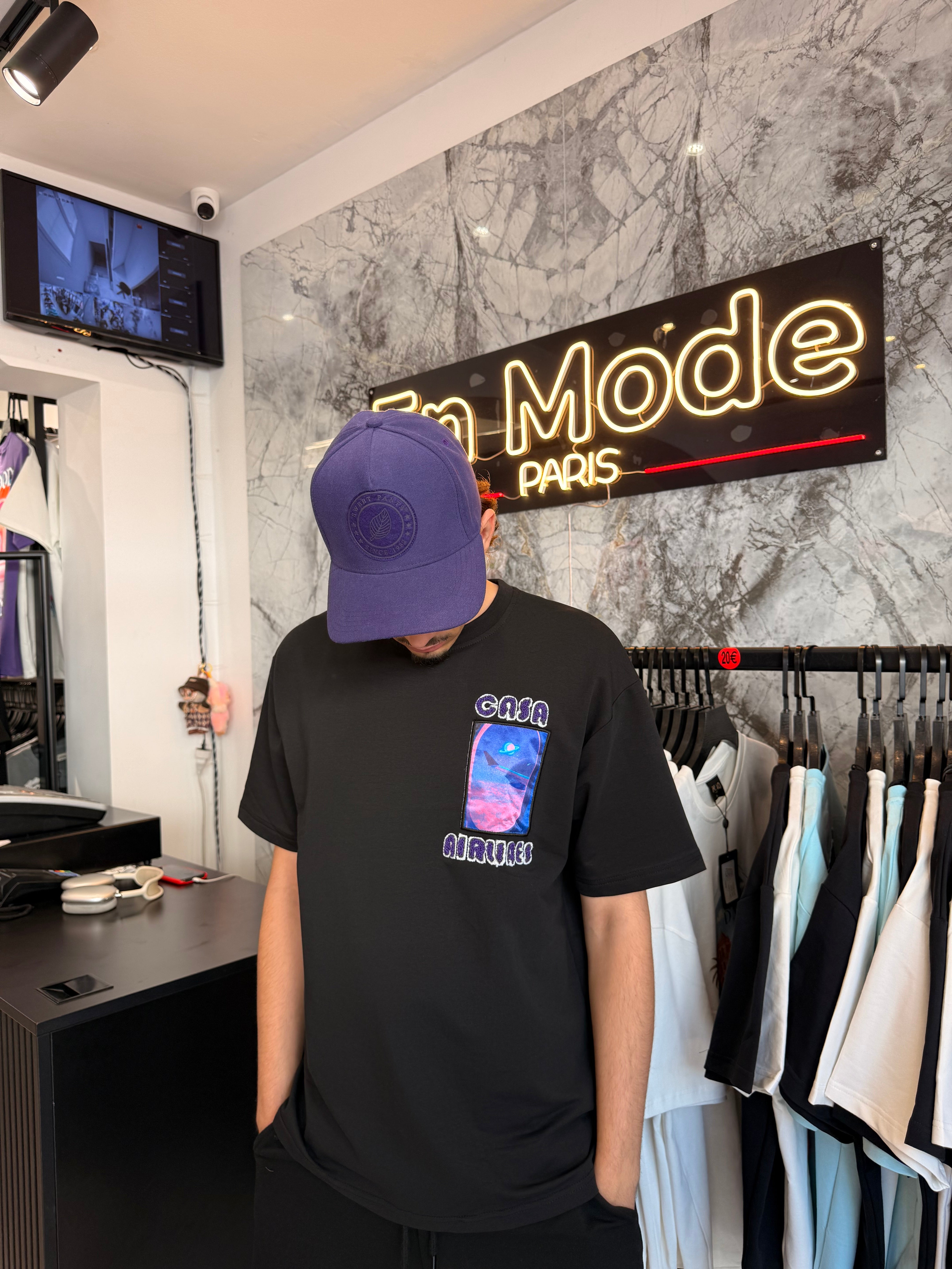 T shirt Airlines 2.0 Noir