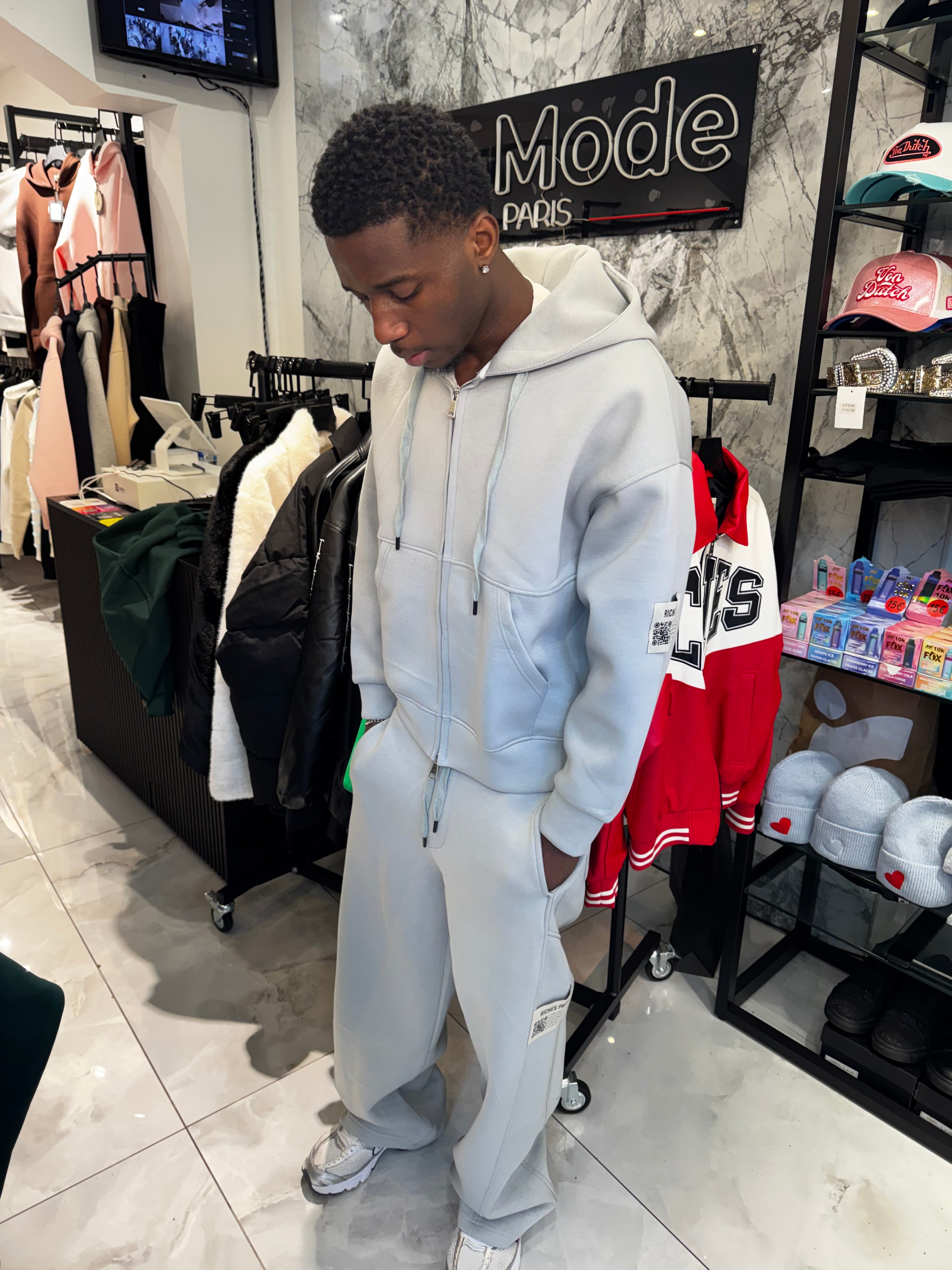 Ensemble Riches Paris Néoprène Gris