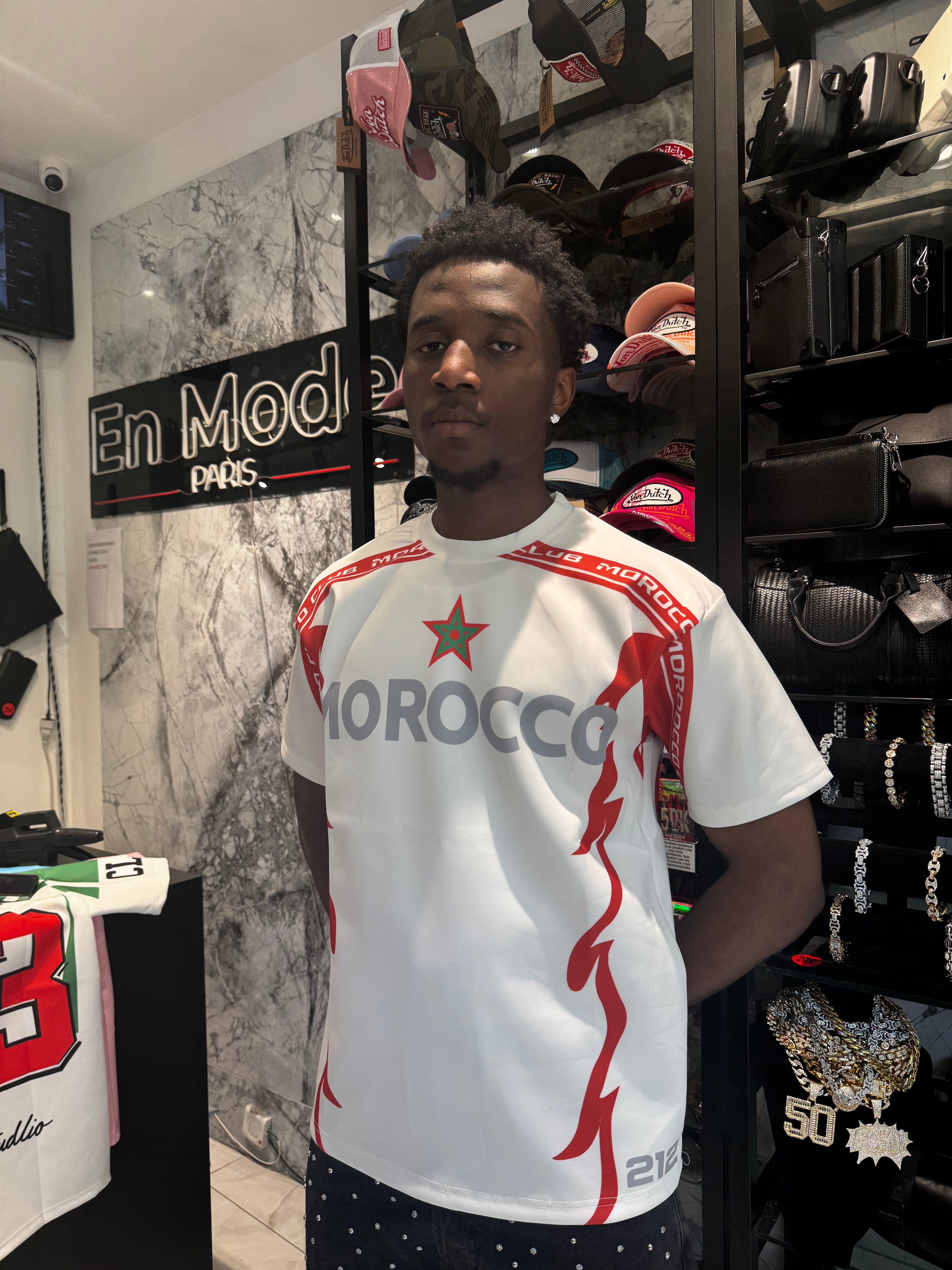 Maillot Maroc Blanc
