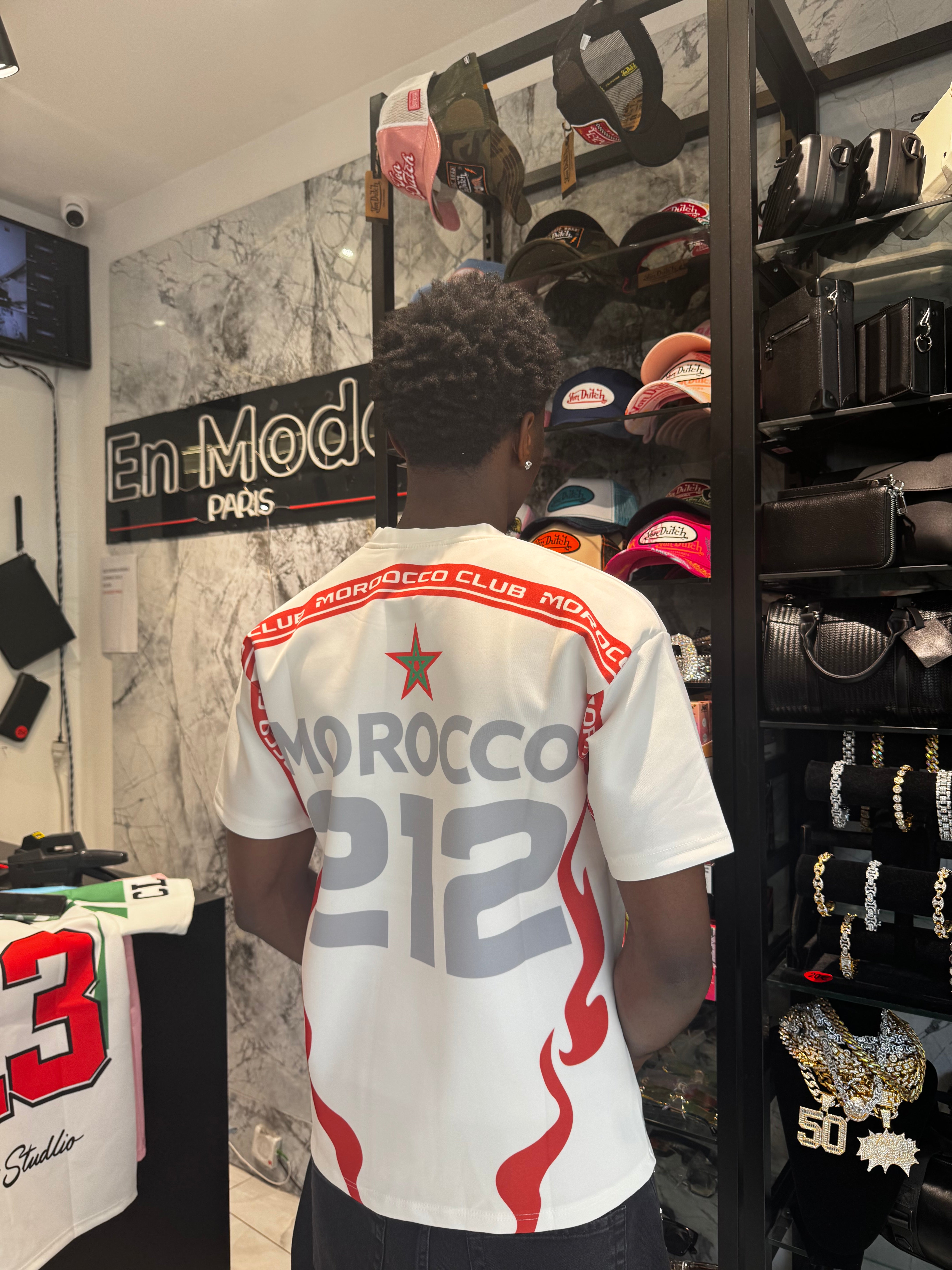Maillot Maroc Blanc