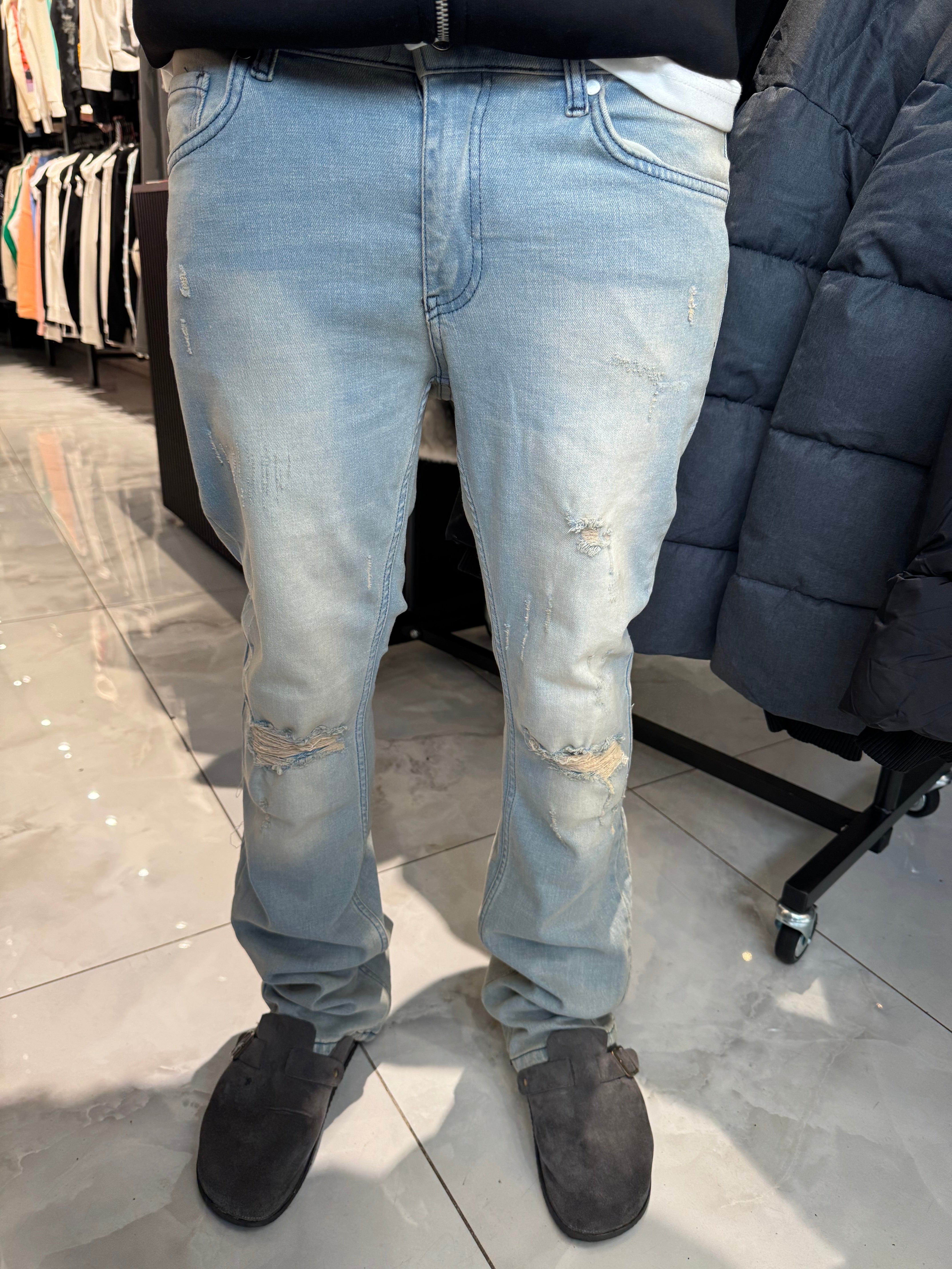 Jean Bleu Ciel Délavé