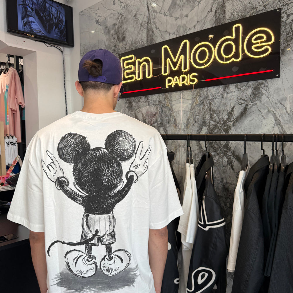 T Shirt Mickey Blanc
