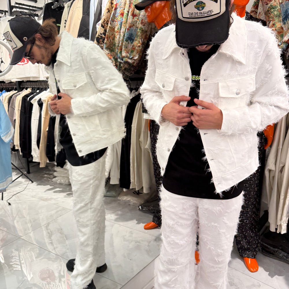 Ensemble Satin Blanc