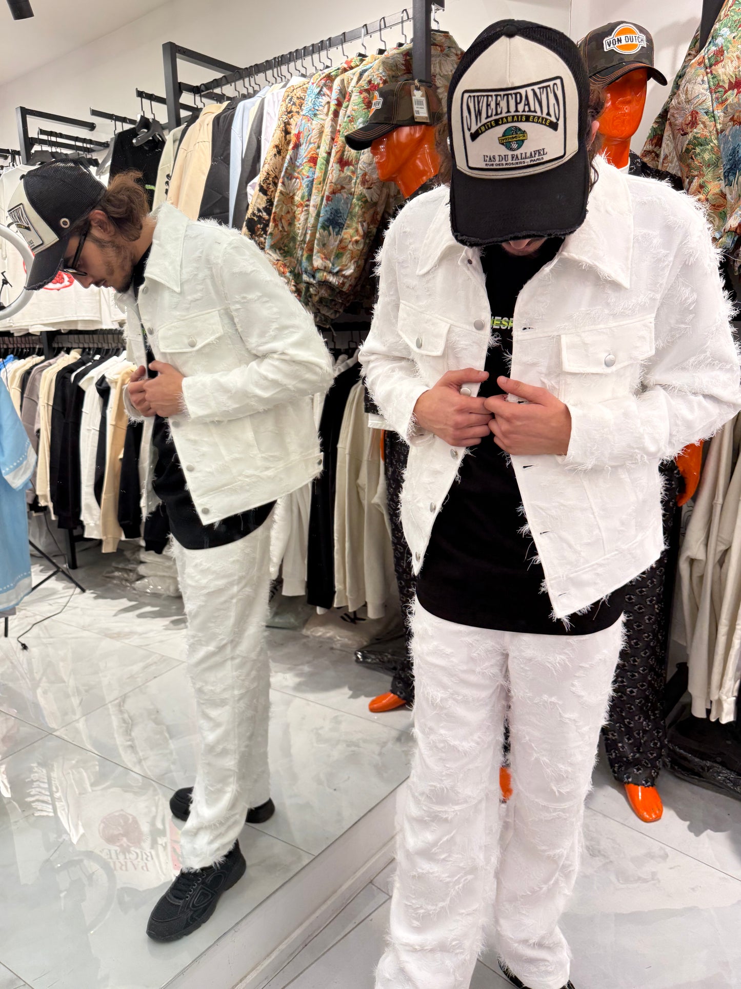 Ensemble Satin Blanc
