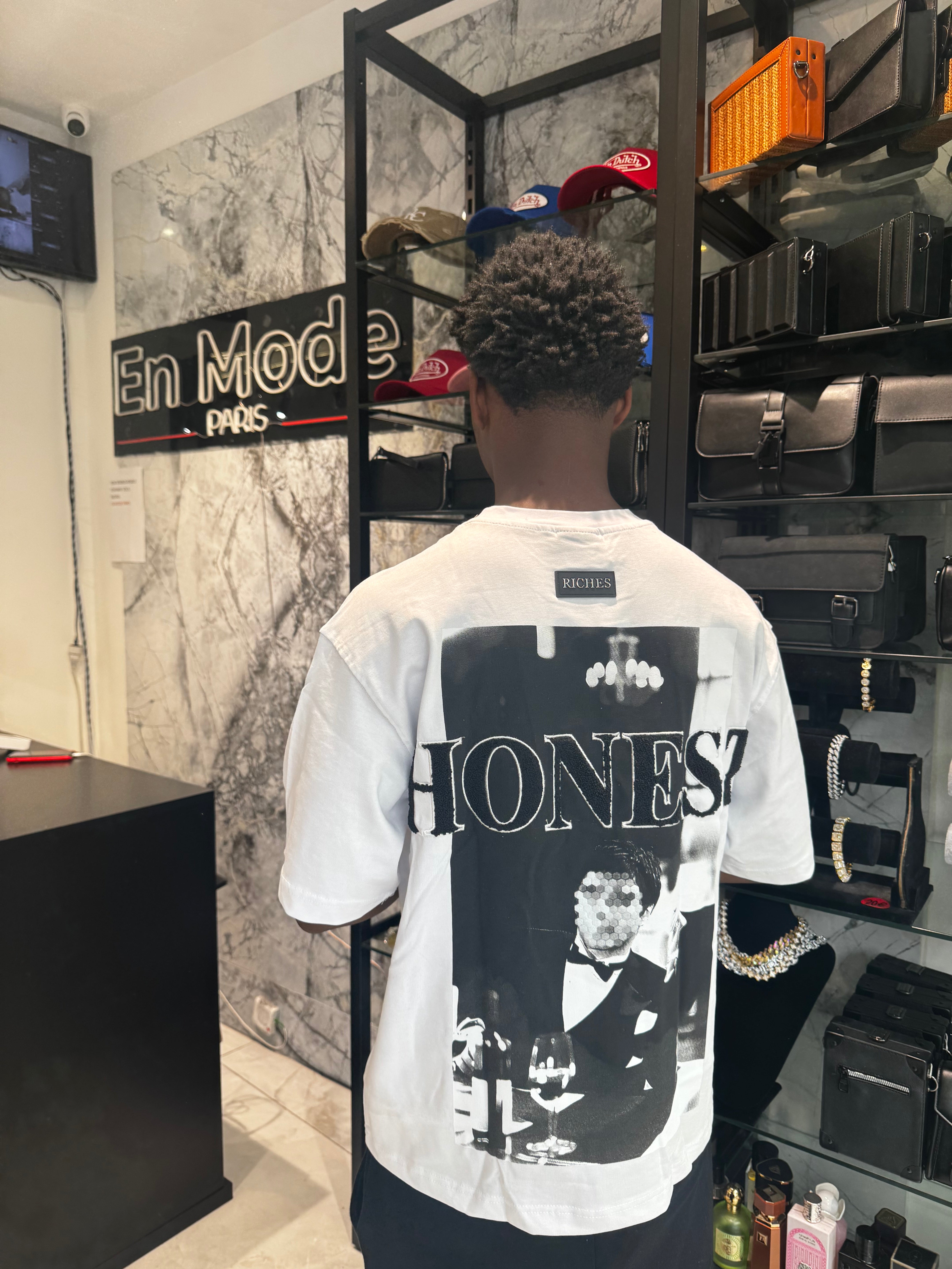 T-shirt Riches Paris blanc 25