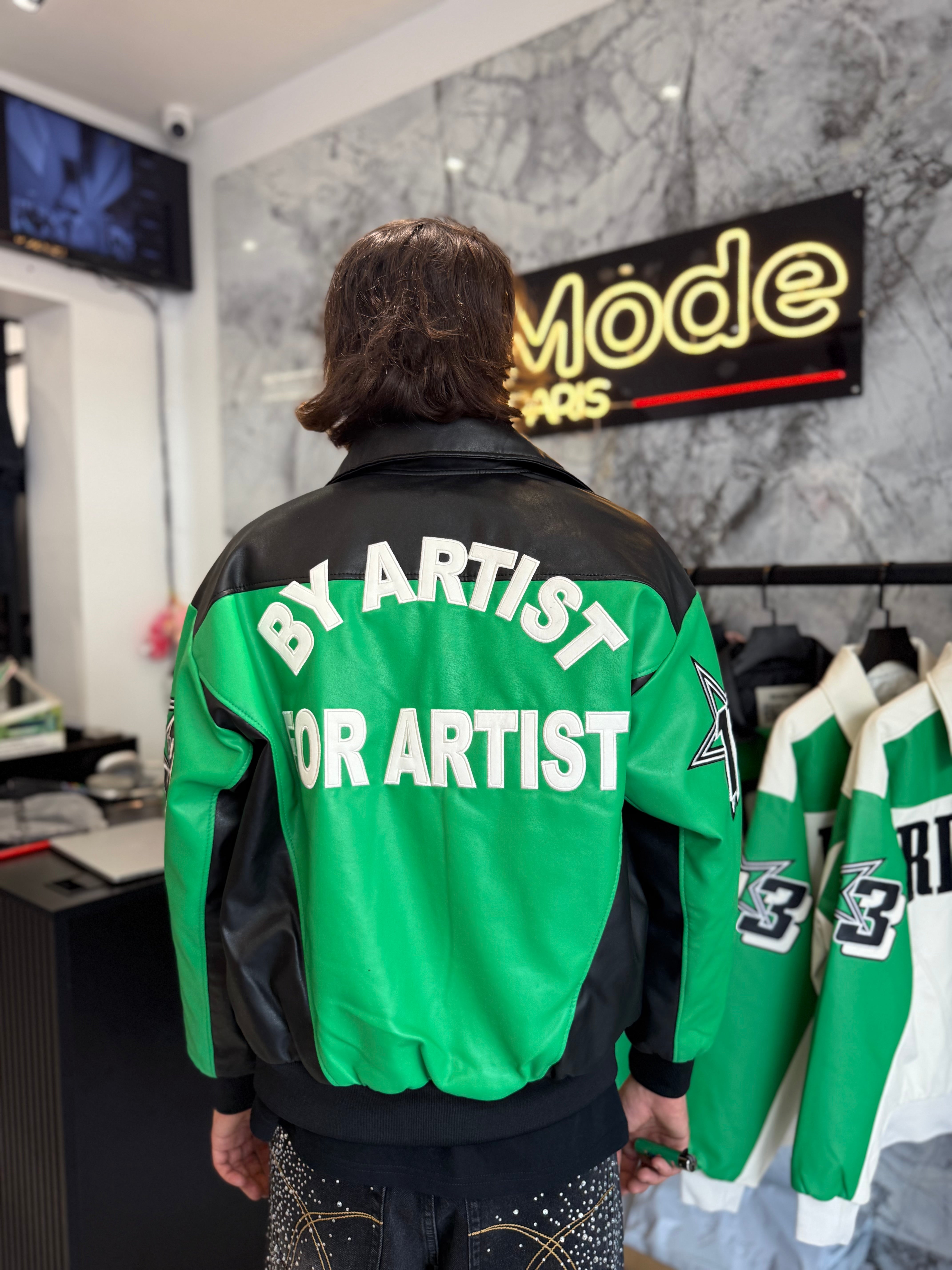 Bombers Riches Vert Noir