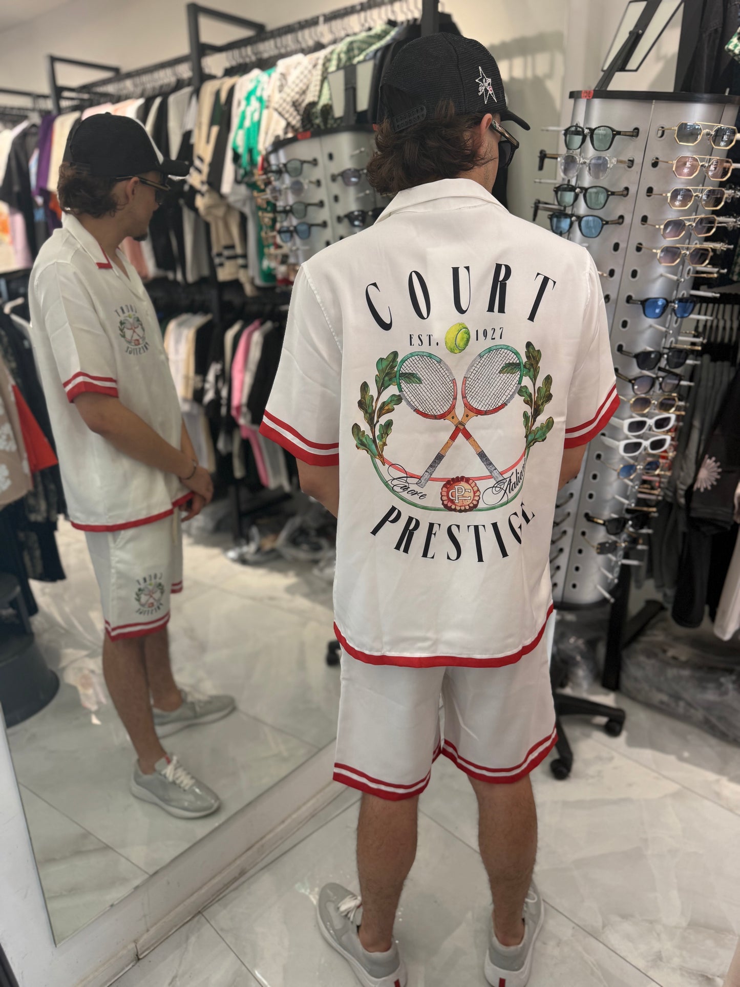 Ensemble Casa Tennis Rouge