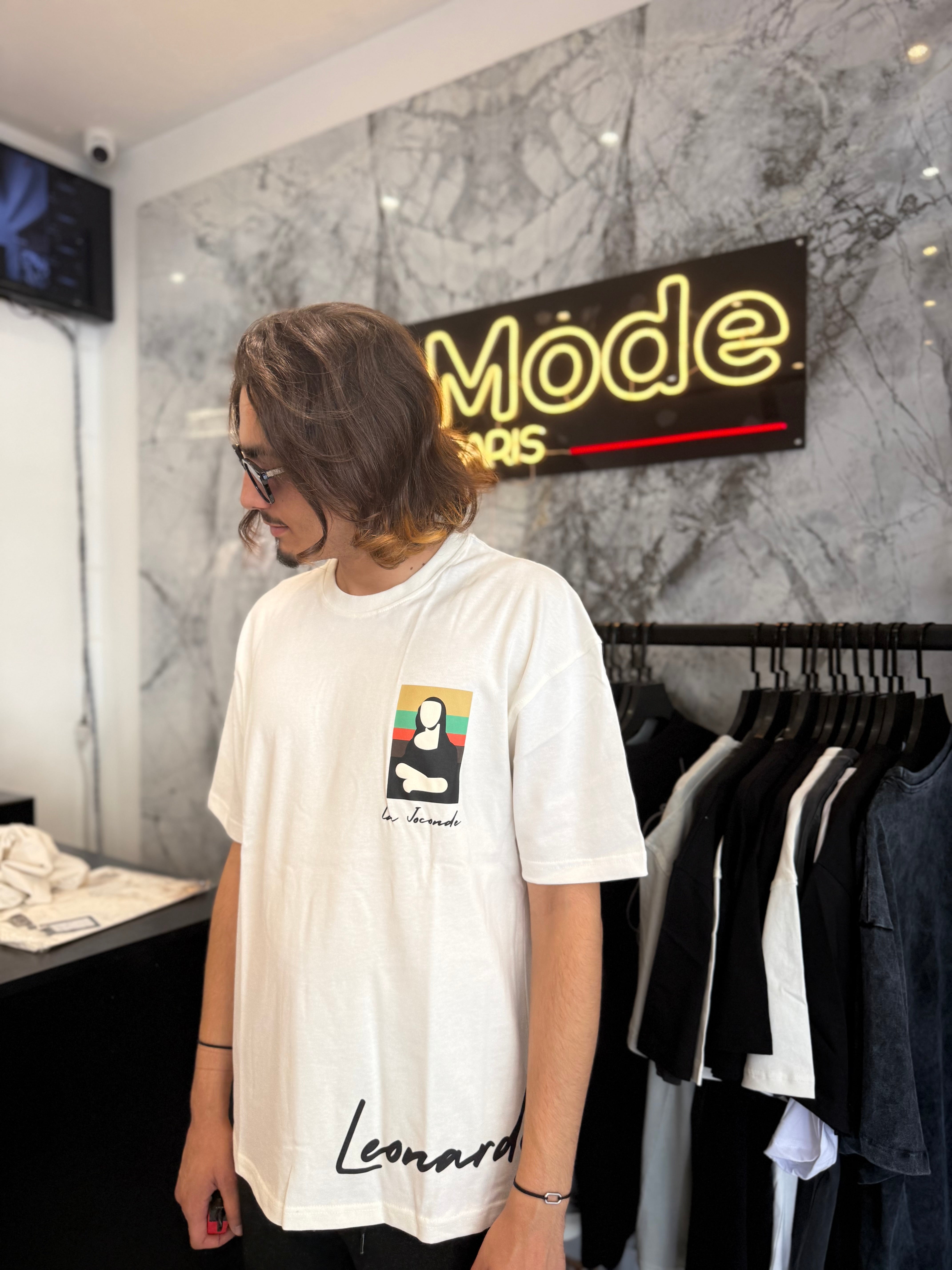 T shirt La Joconde Blanc
