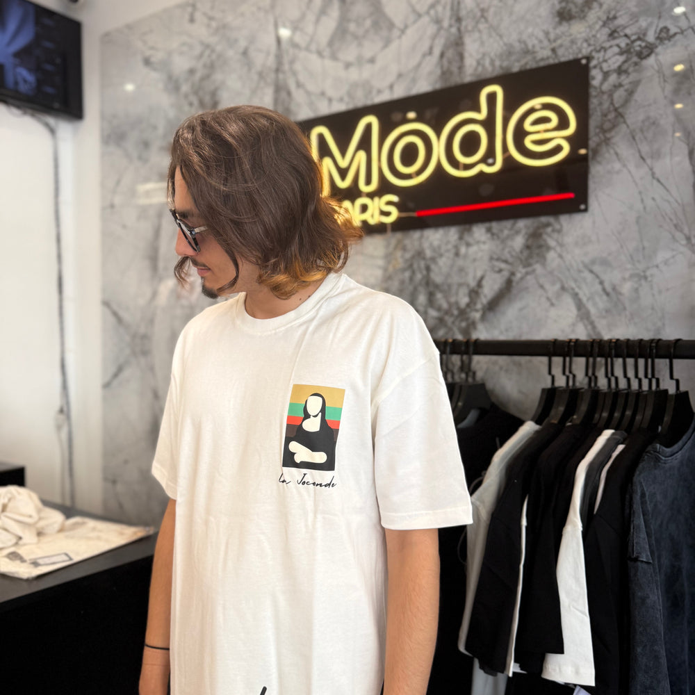 T shirt La Joconde Blanc