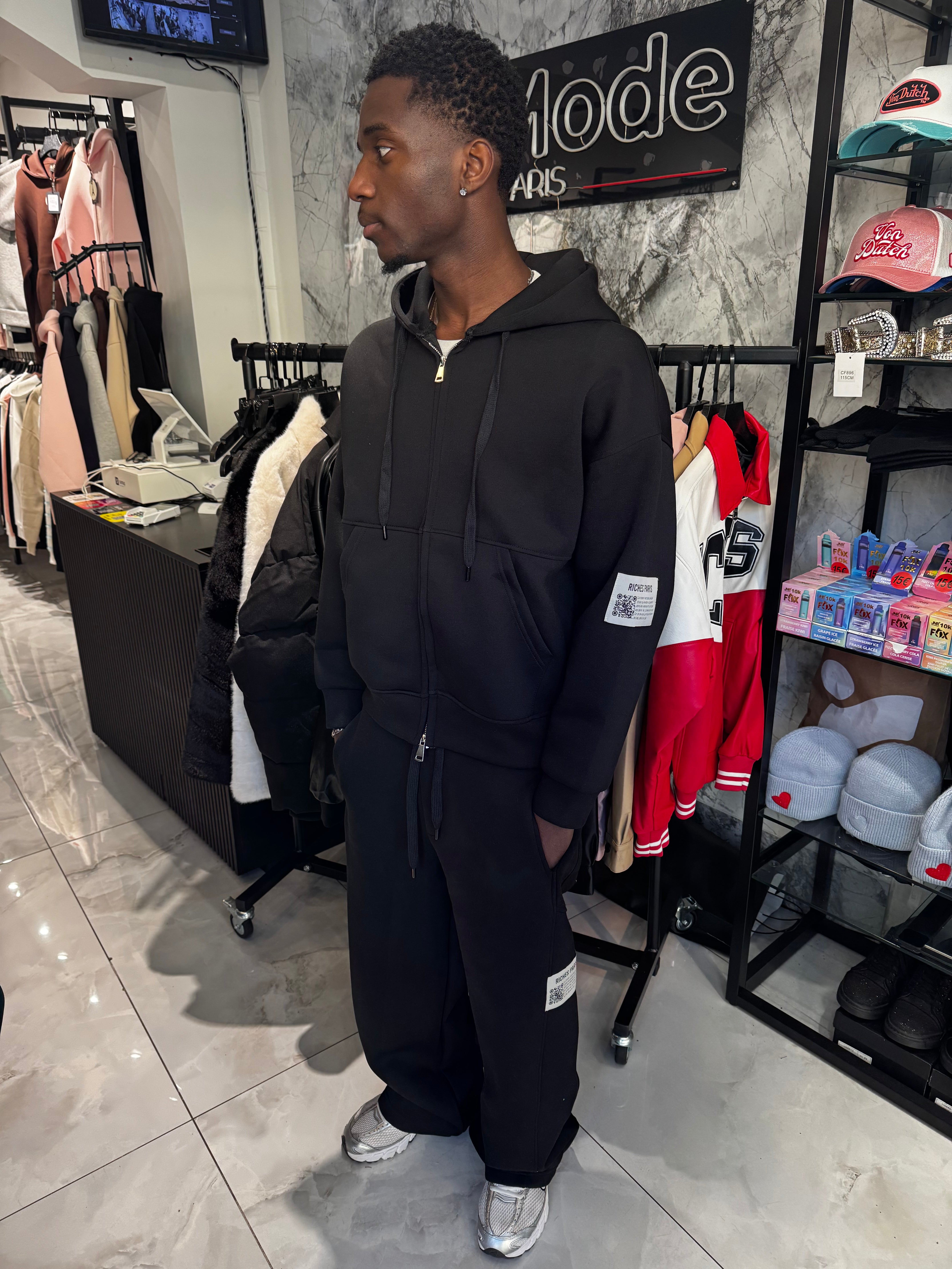 Ensemble Riches Paris Néoprène Noir