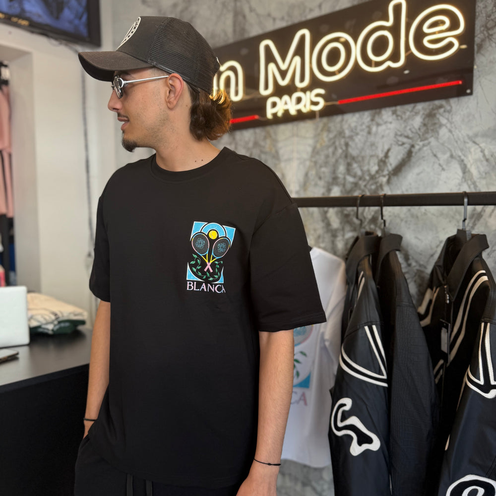 T shirt Tennis Black