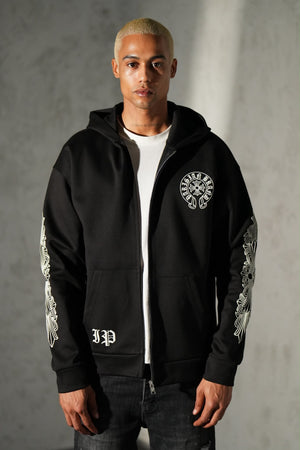Gilet Noir Motif