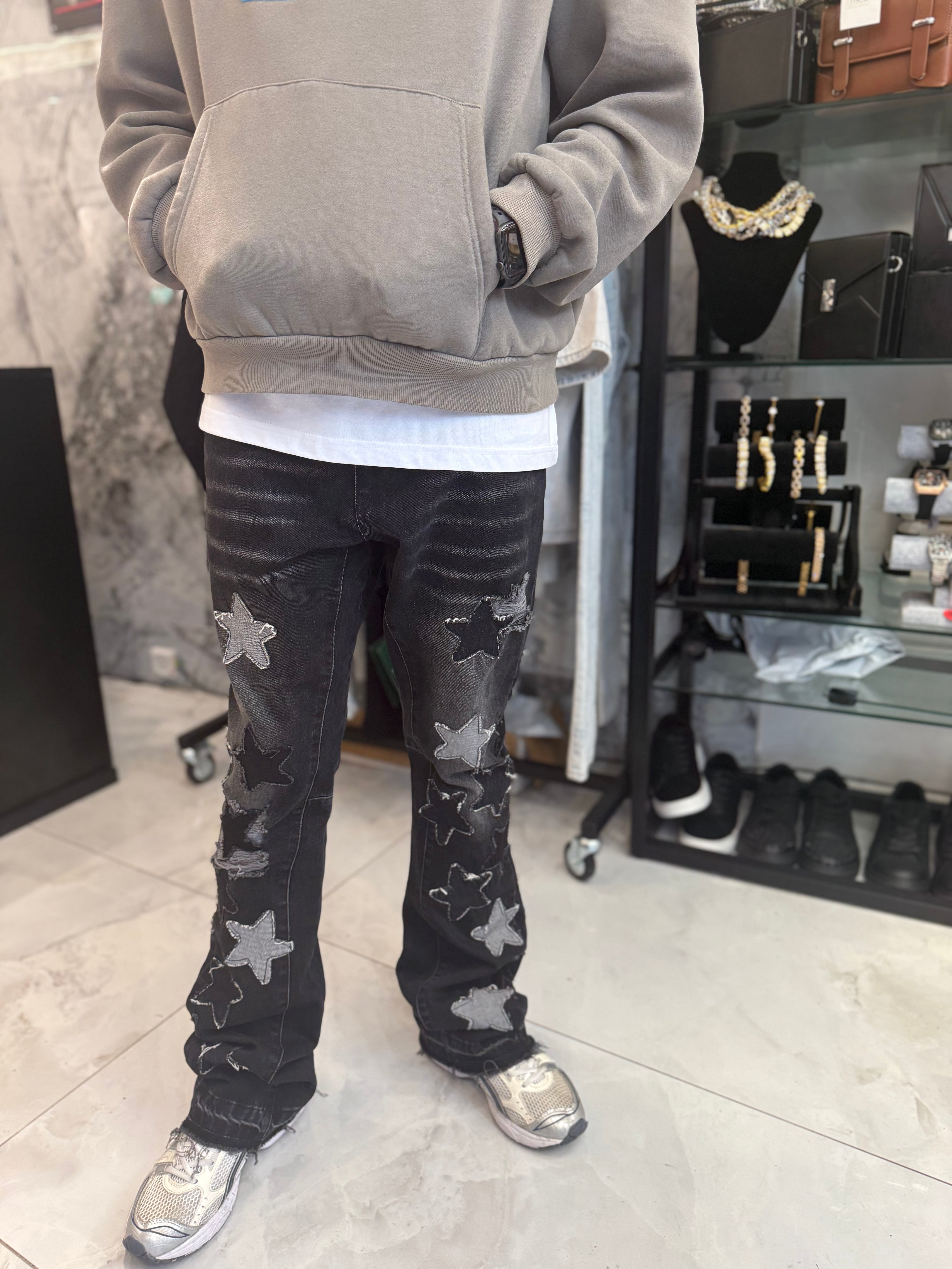 Jean Étoile Black Grey