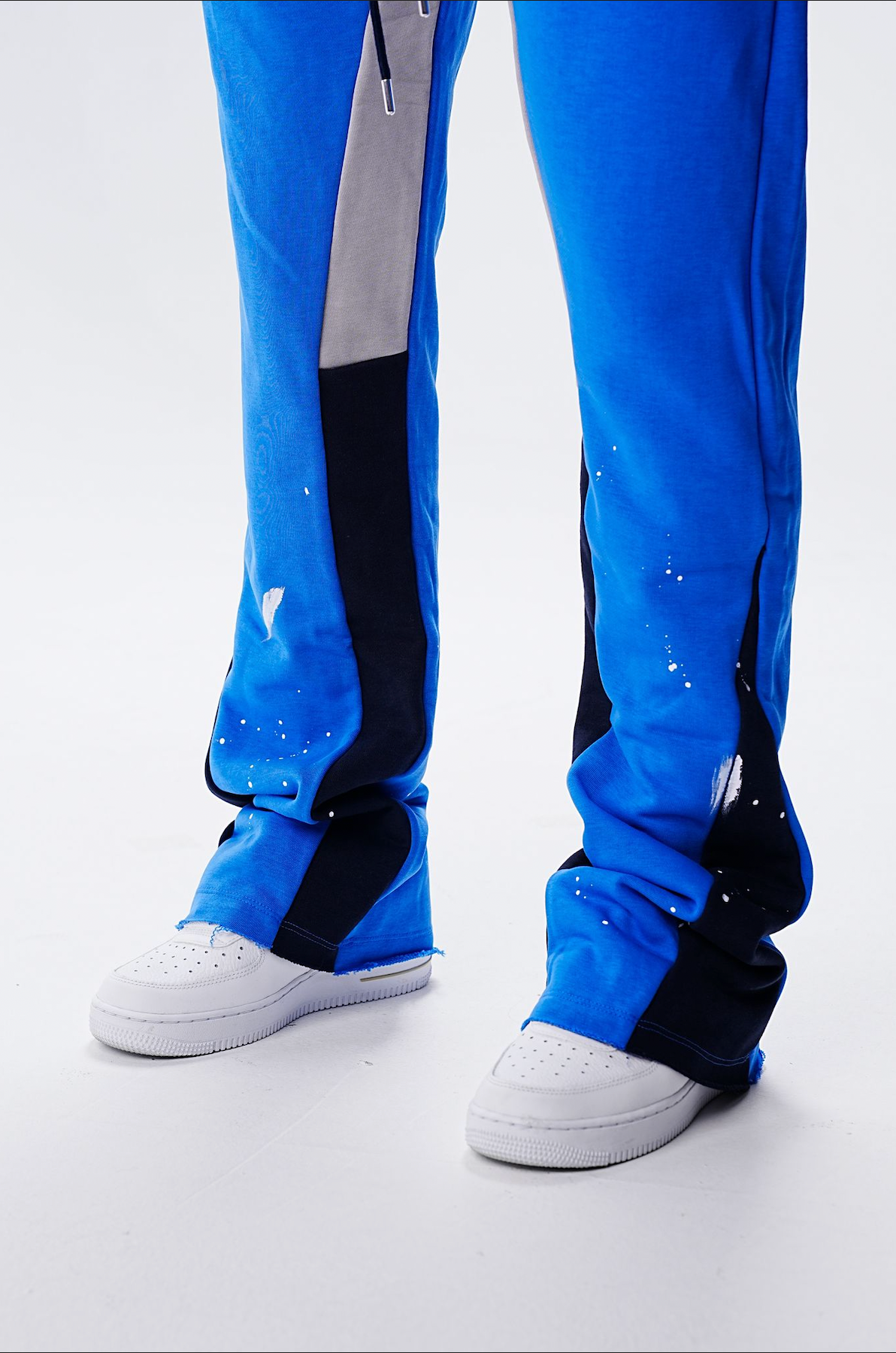 Jogging Flar Bleu Taches