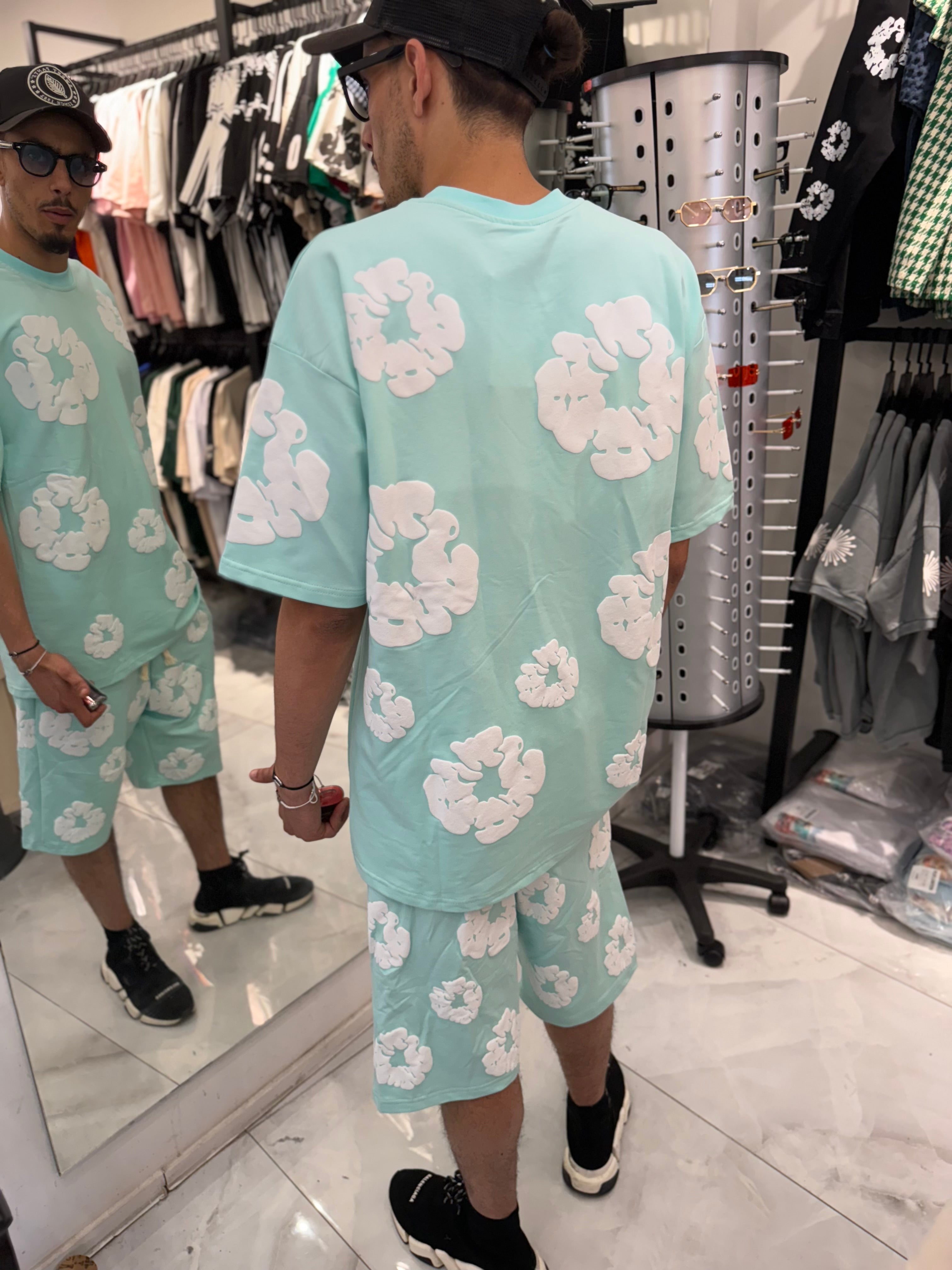 Ensemble Your Flower Vert Pastel