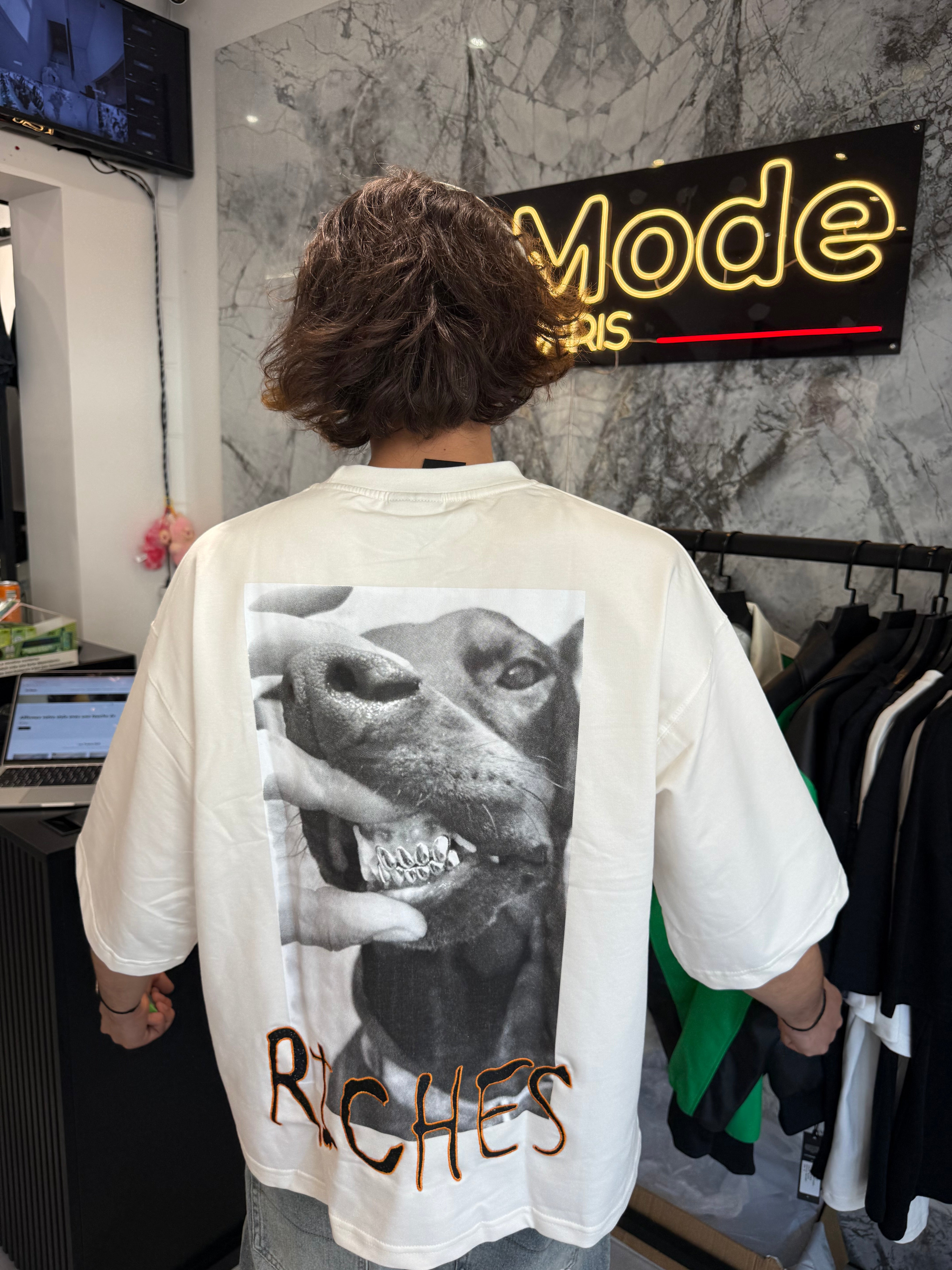 T shirt Dog Riches Paris