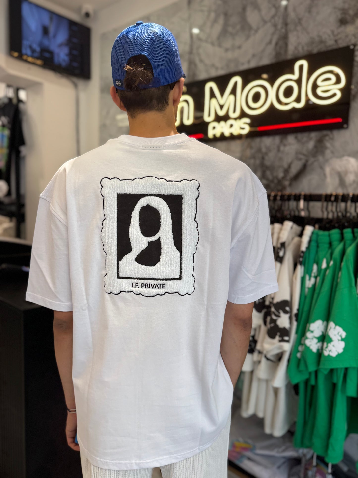 T shirt Mona Lisa White
