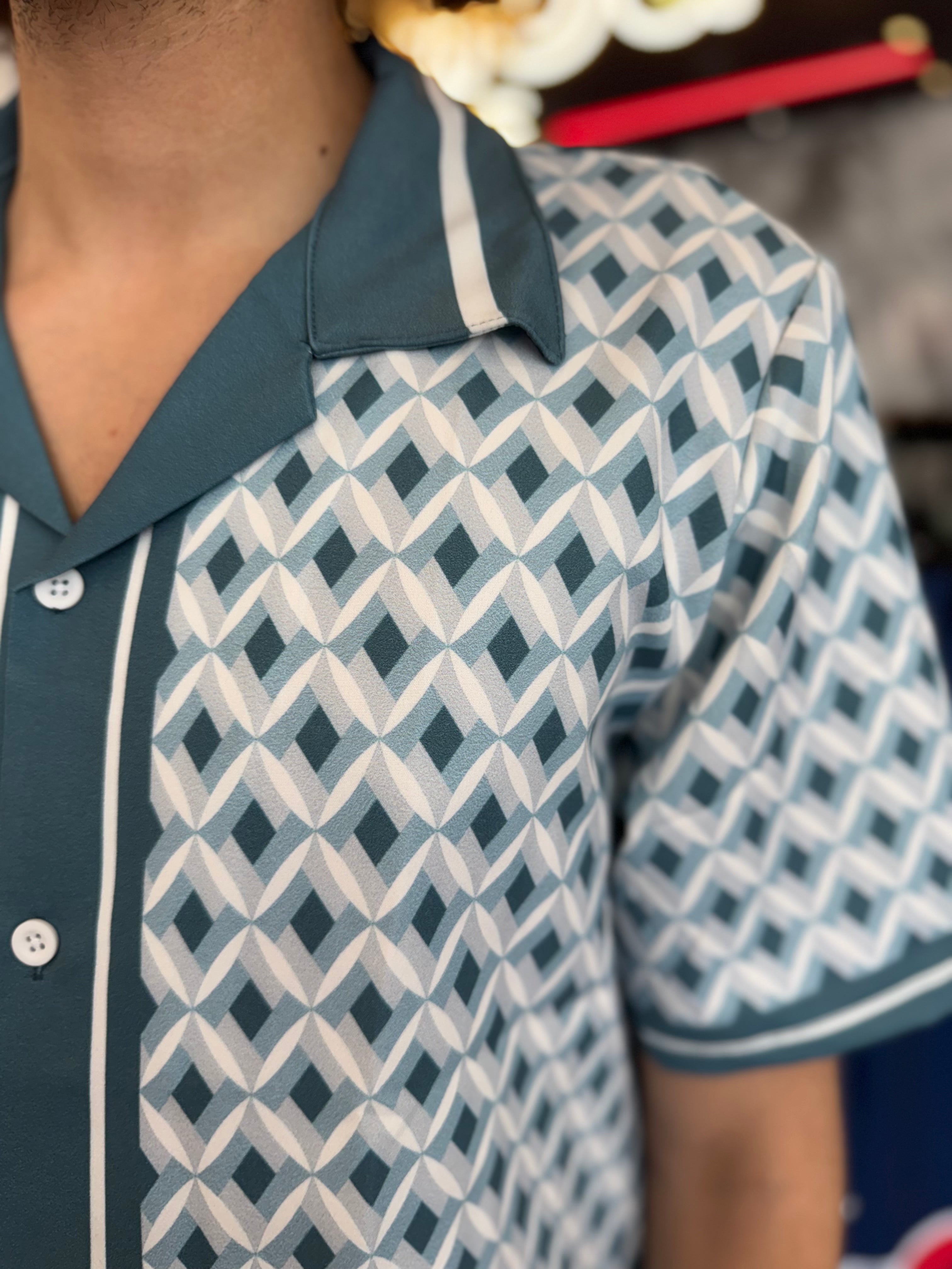 Ensemble Bleu Losange