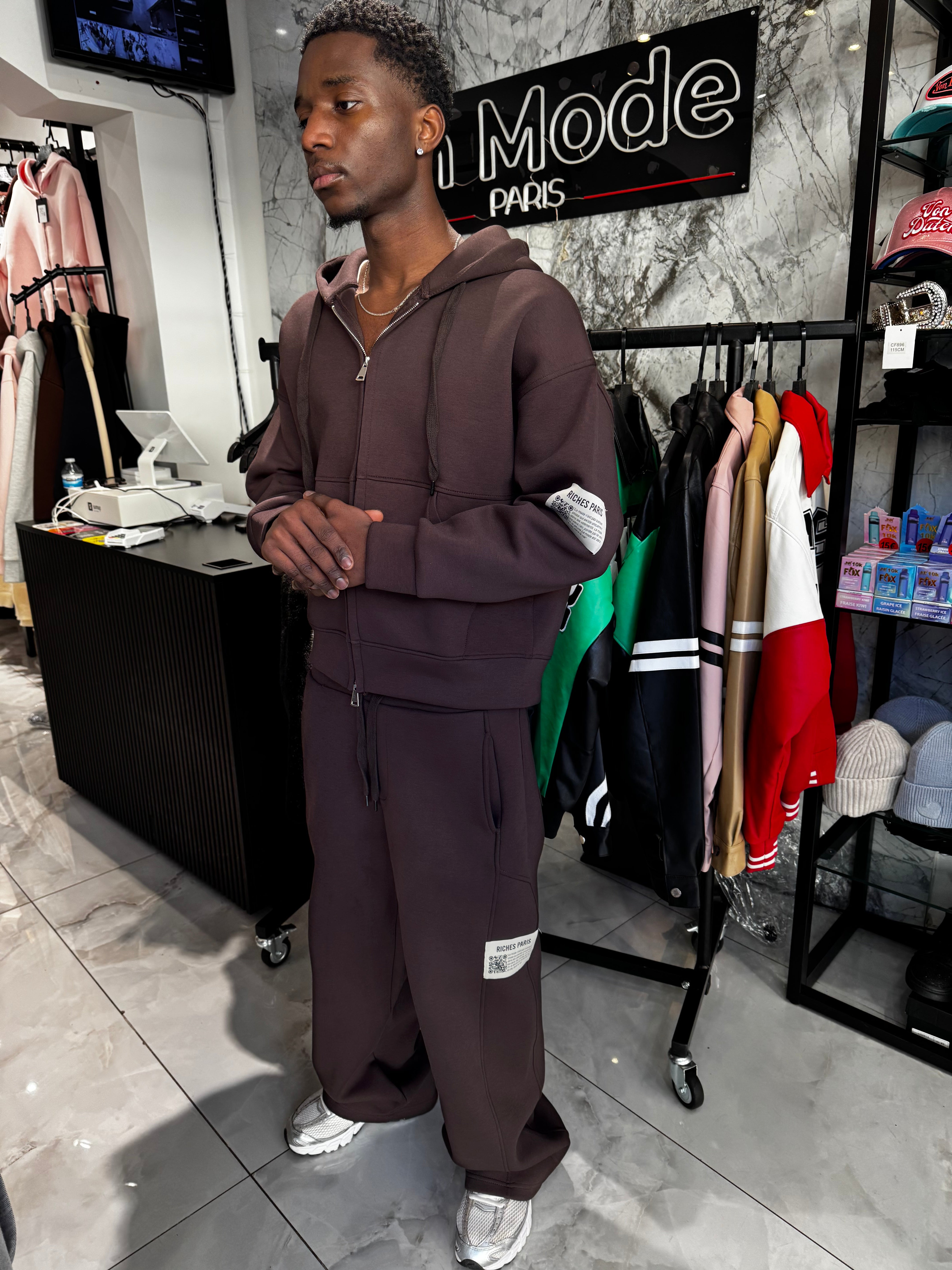 Ensemble Riches Paris Néoprène Marron