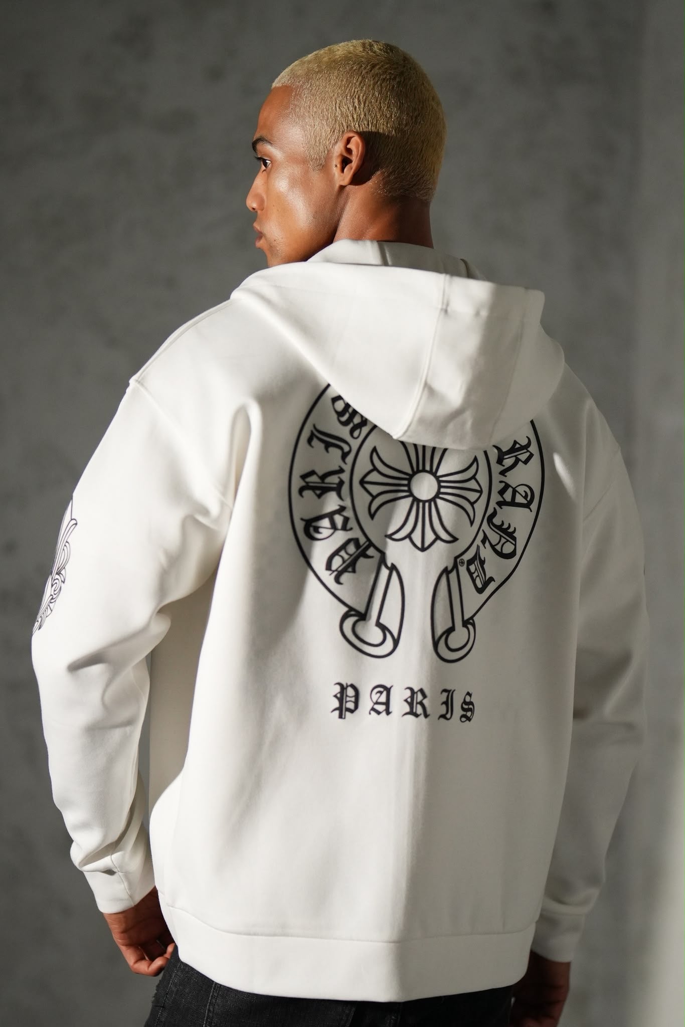 Gilet Blanc Motif