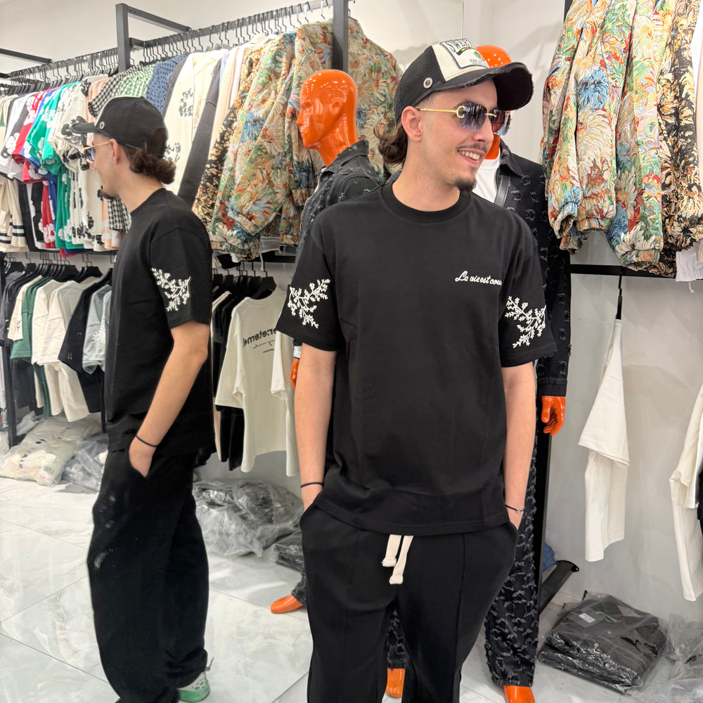 T shirt Sakura Black