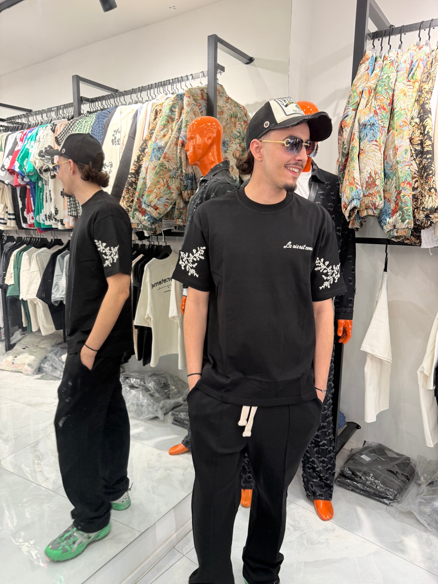 T shirt Sakura Black