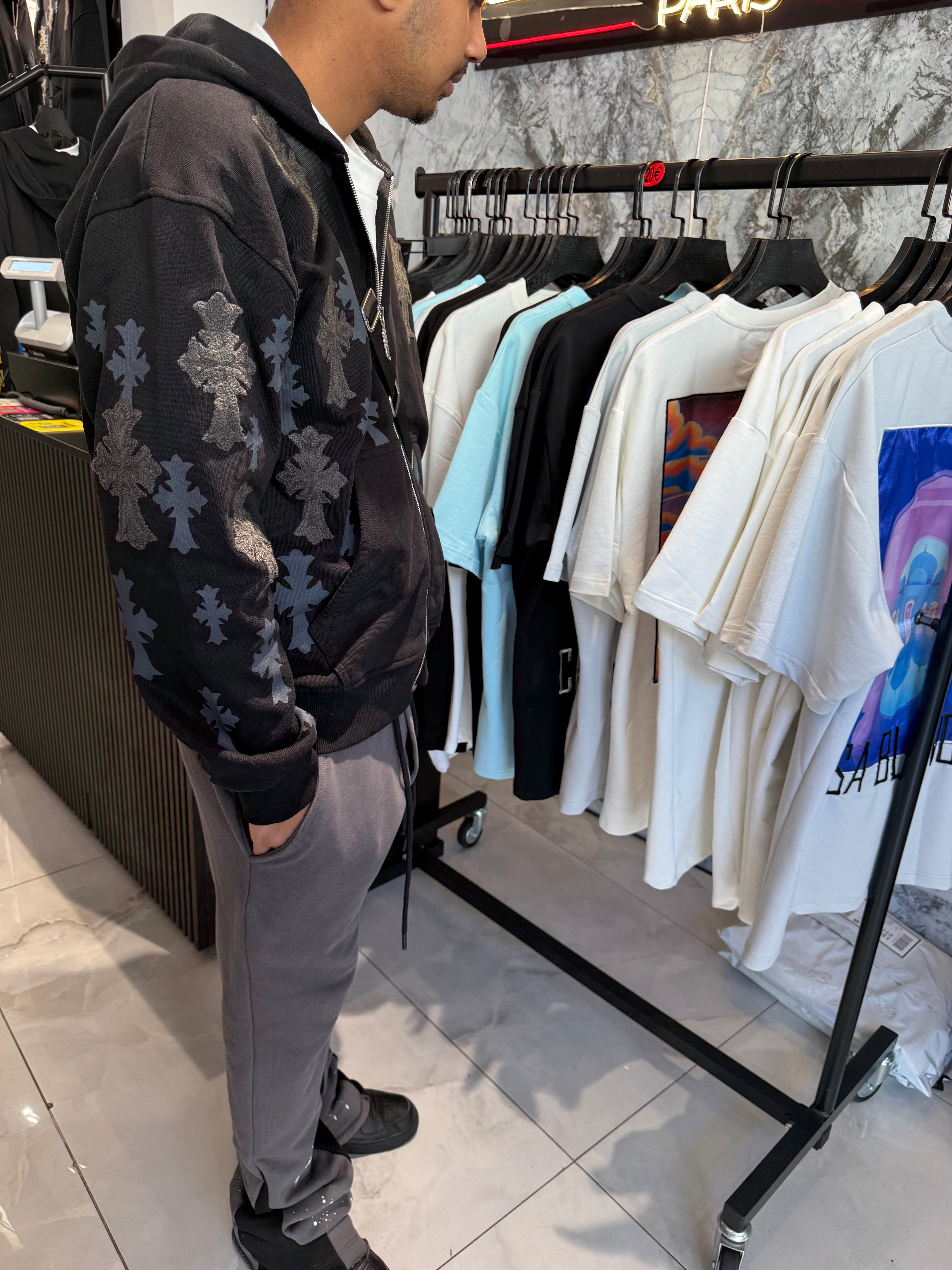 Outfit complet chrome + Flared Pants