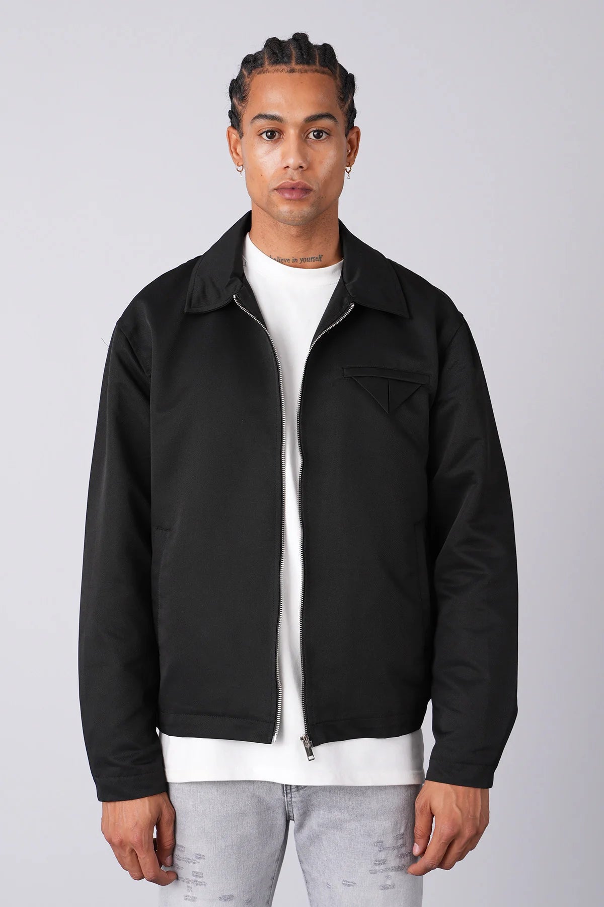 Veste Poche Triangle Noir
