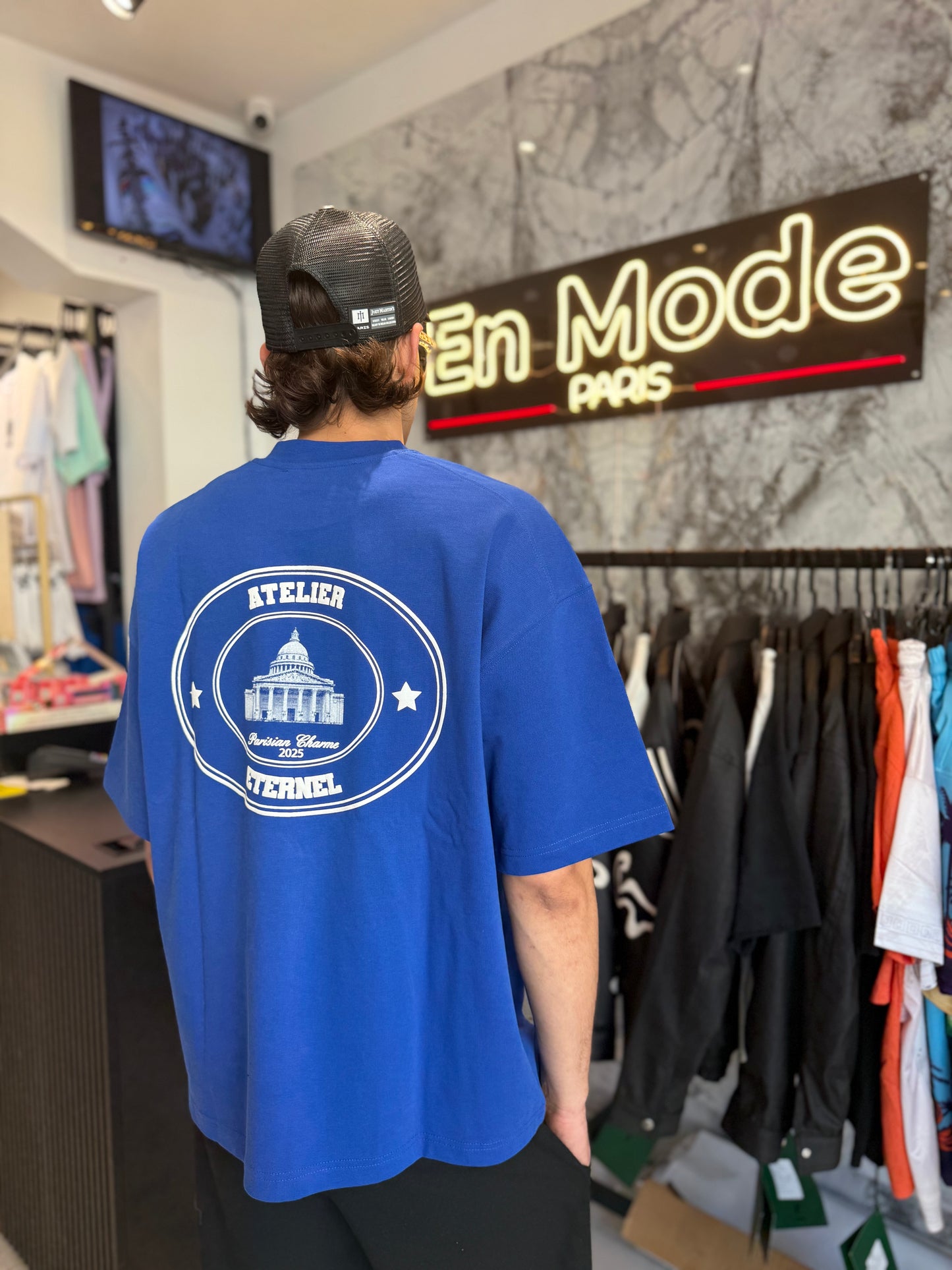 T shirt Palace Bleu