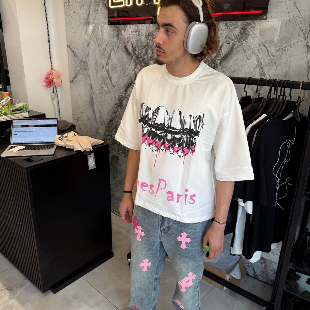 Outfit Jean Chrome + T shirt