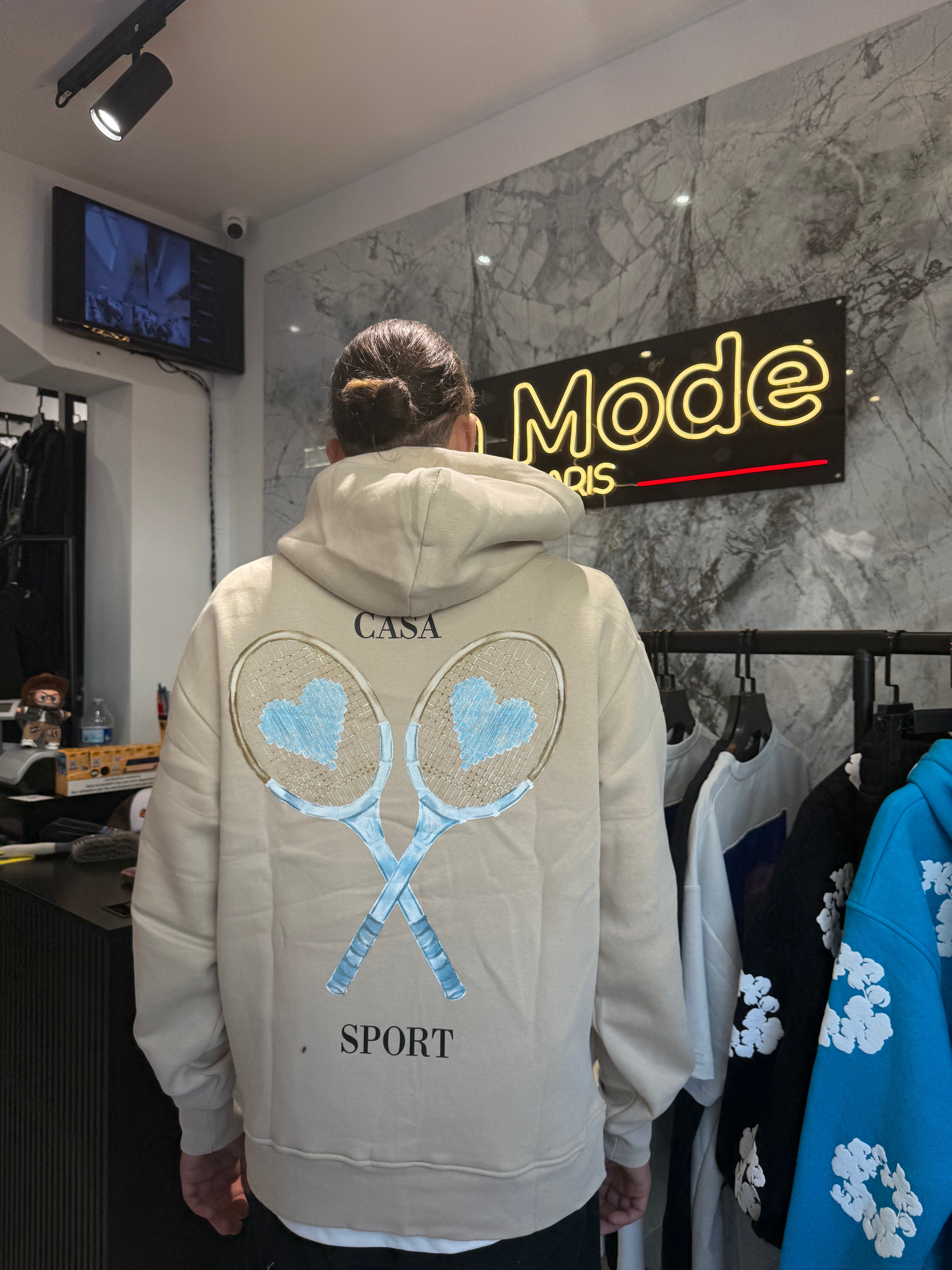 Sweat Casa Tennis Beige