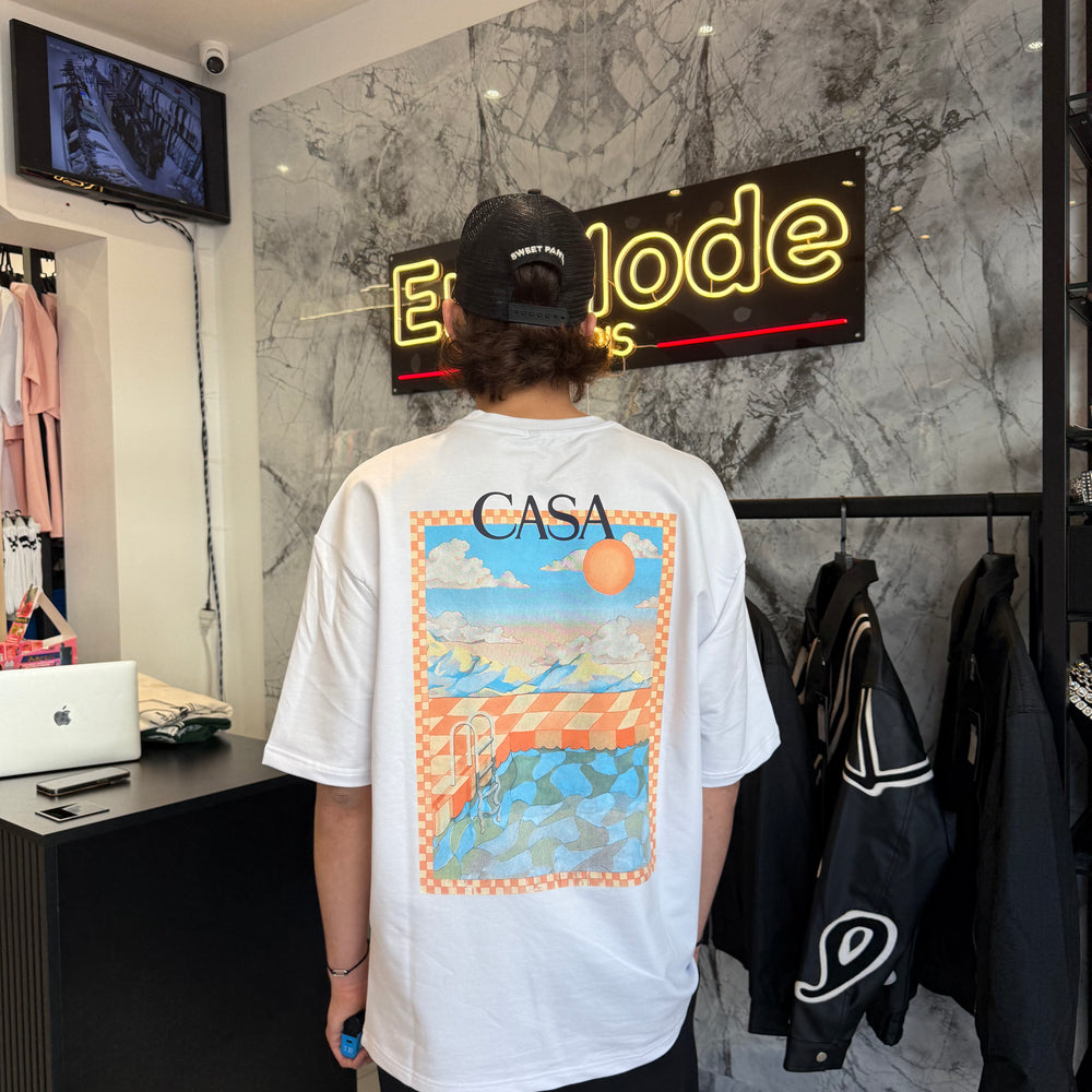 T shirt Swim Blanc