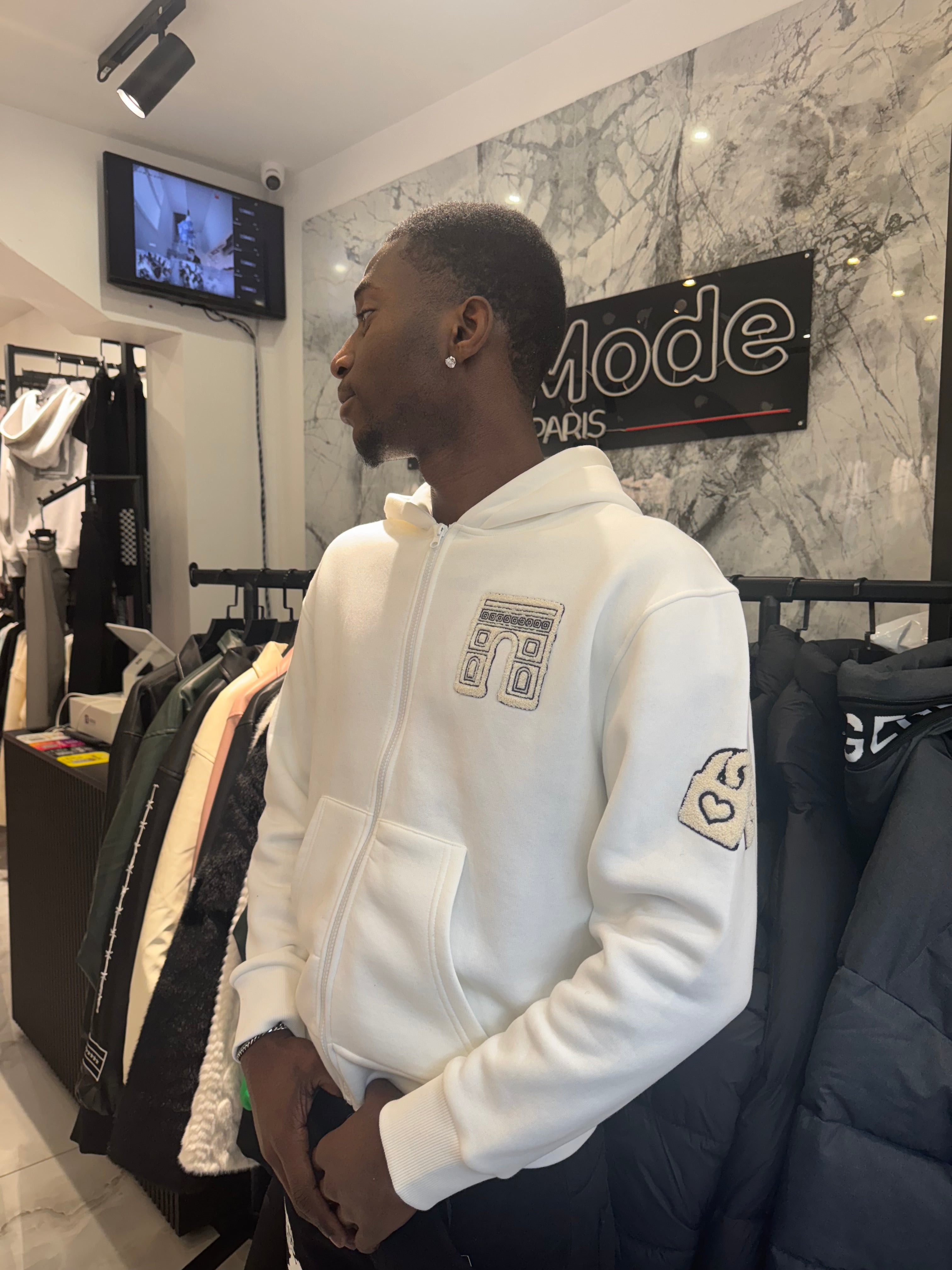 Gilets Mona Lisa Blanc