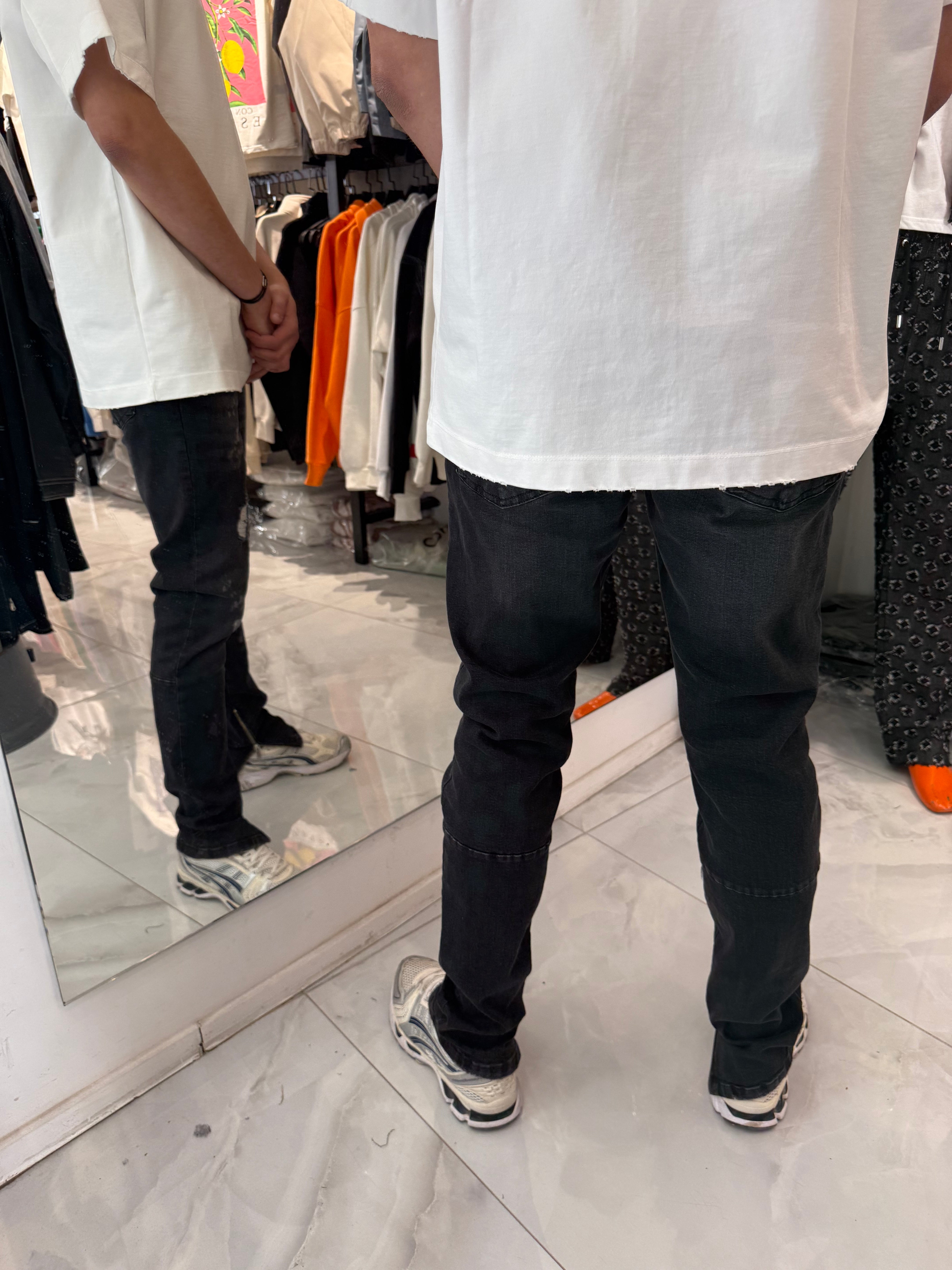 Jeans Troué Noir Easy