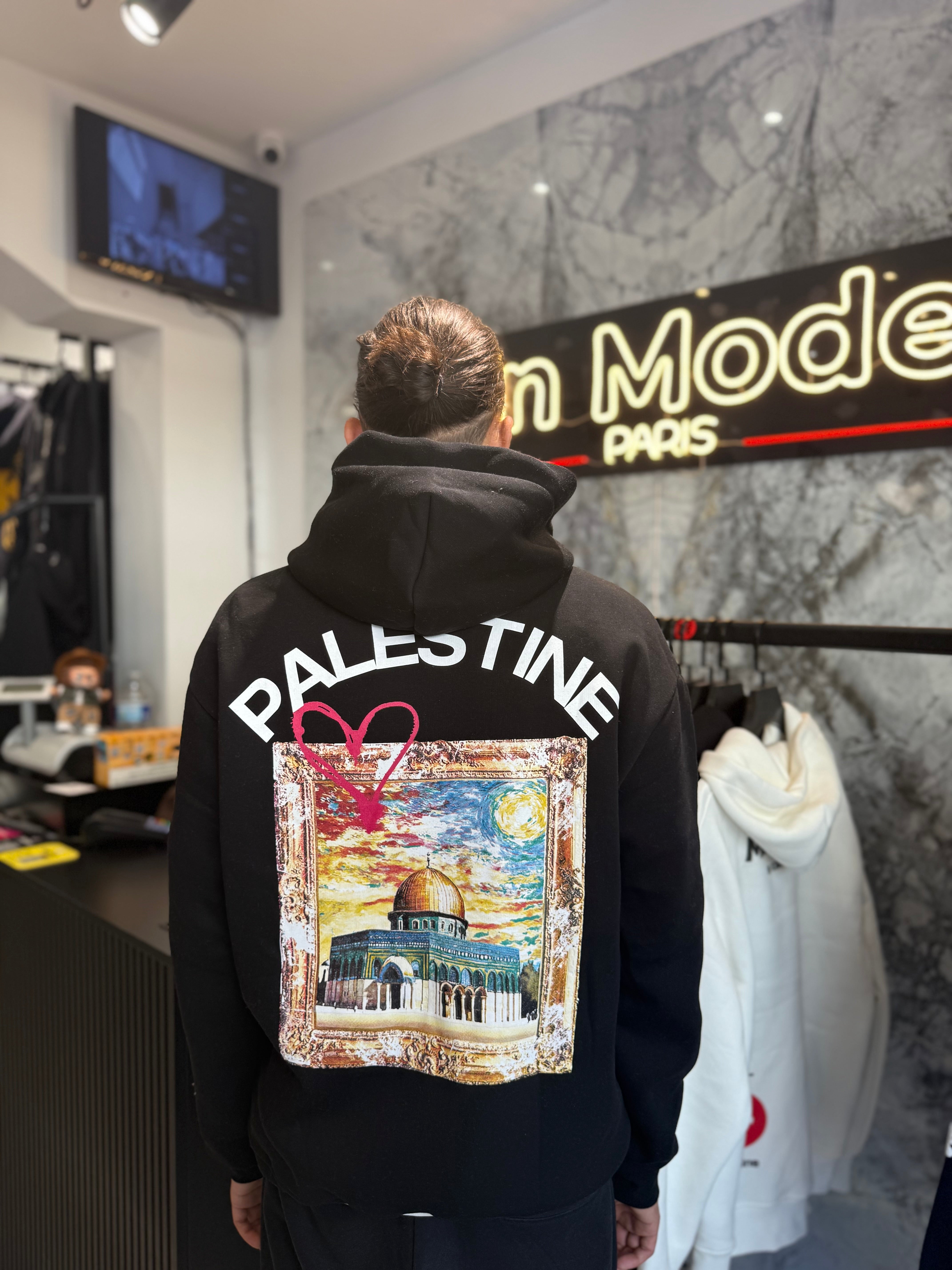Sweat Palestine Mina Noir