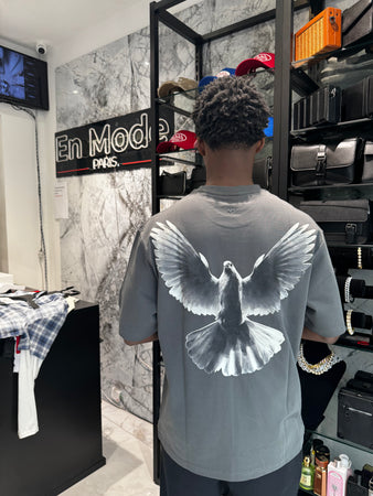 T-shirt Aigle Gris