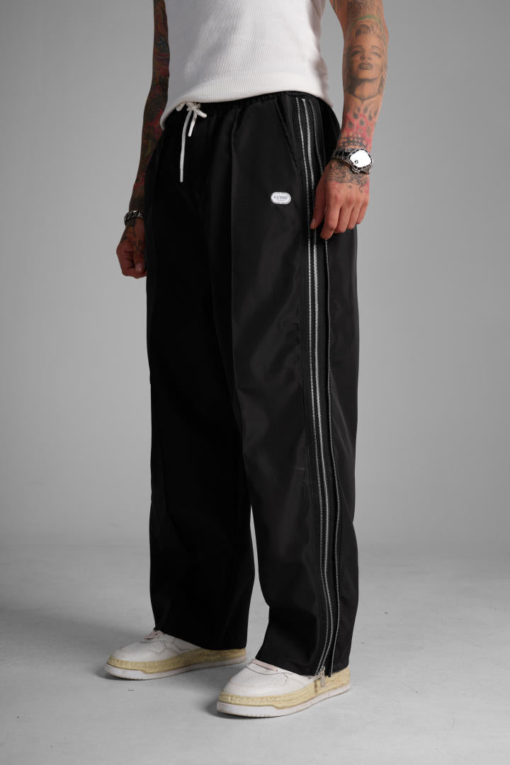 Bas Noir ZIPPER