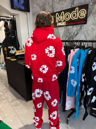 Ensemble Flower Tears Rouge