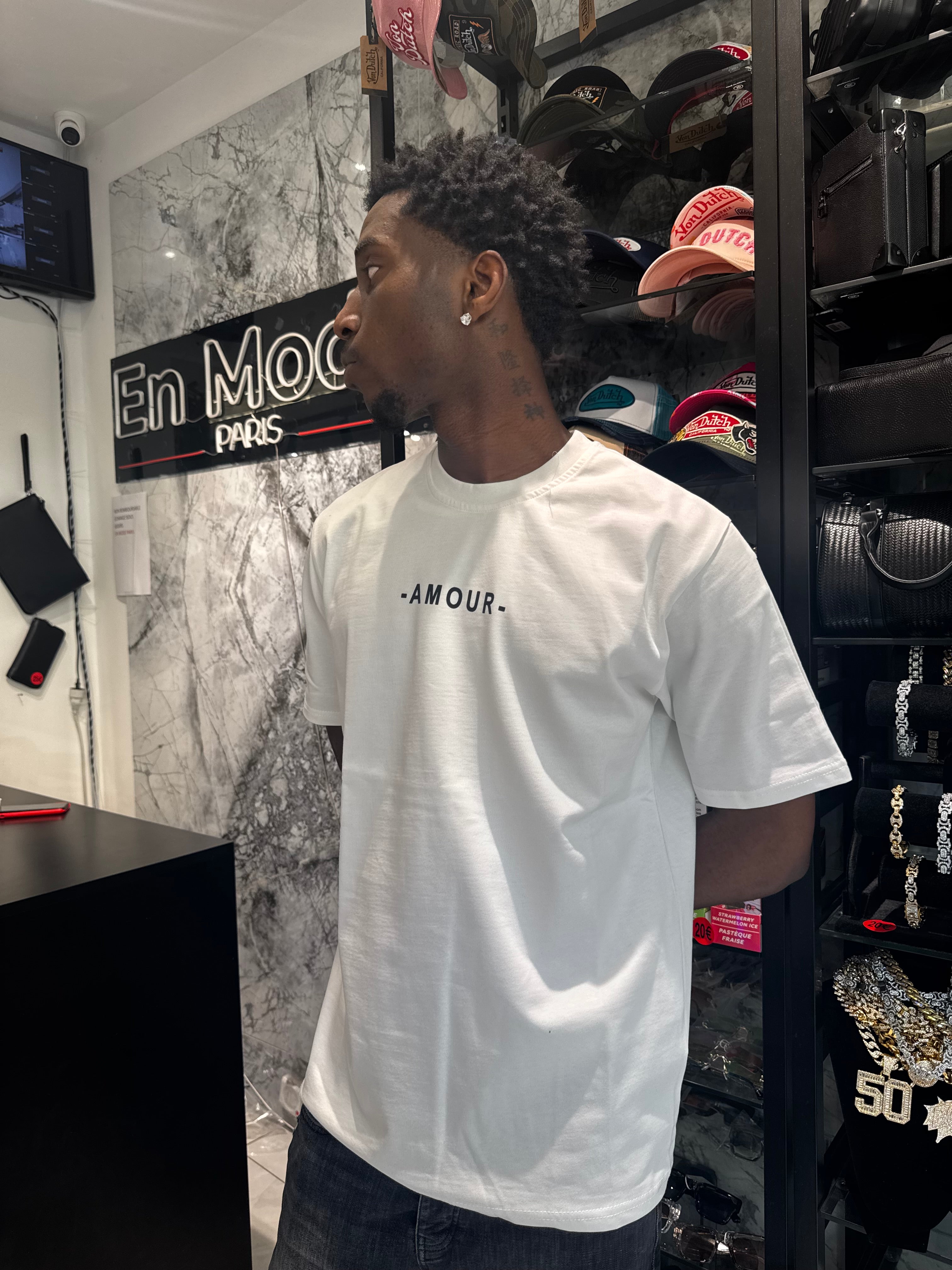 T-shirt AMOUR Blanc
