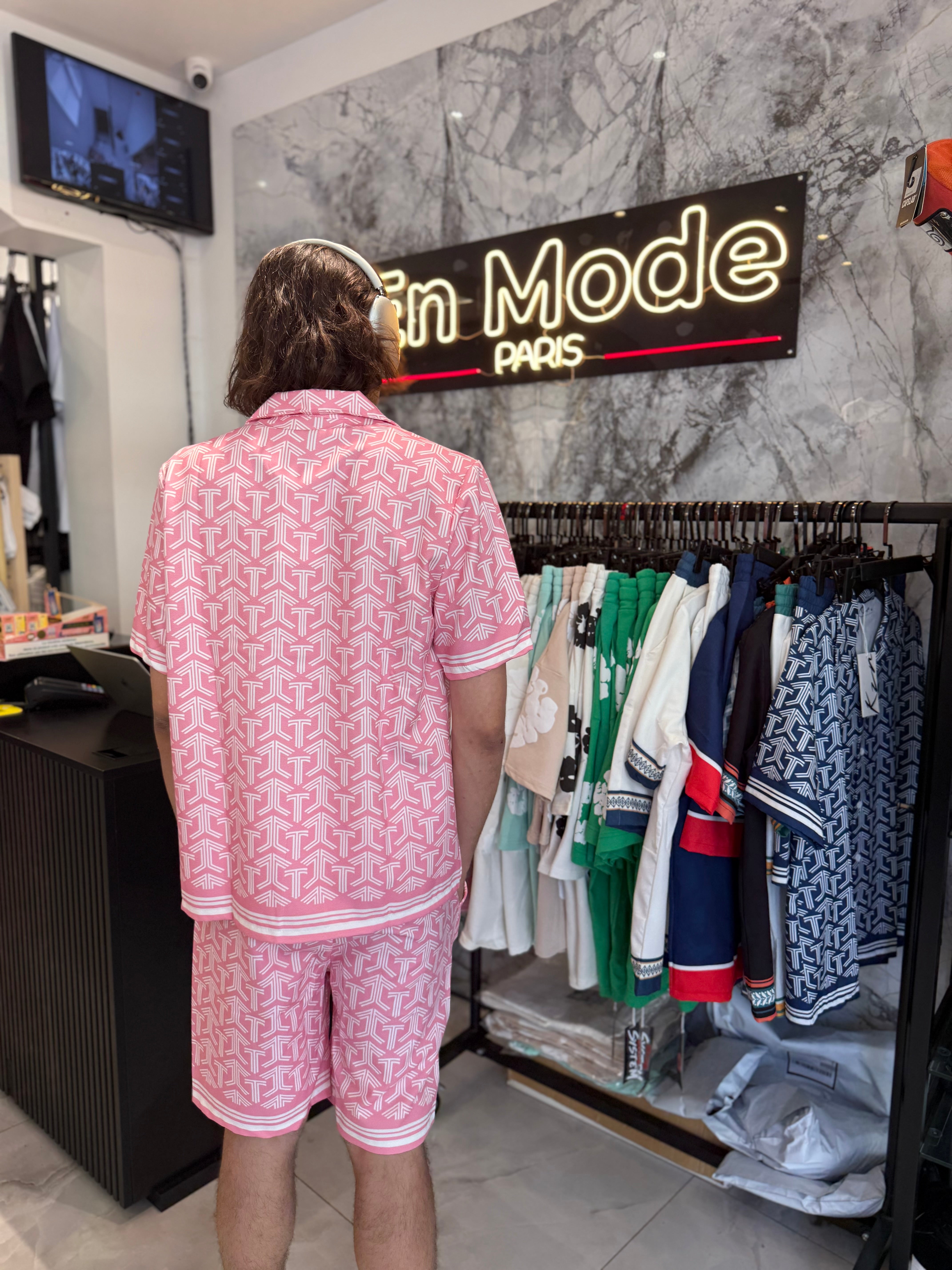 Ensemble Rose losange