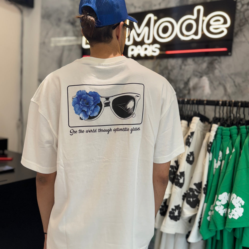 T shirt Flower Glasses