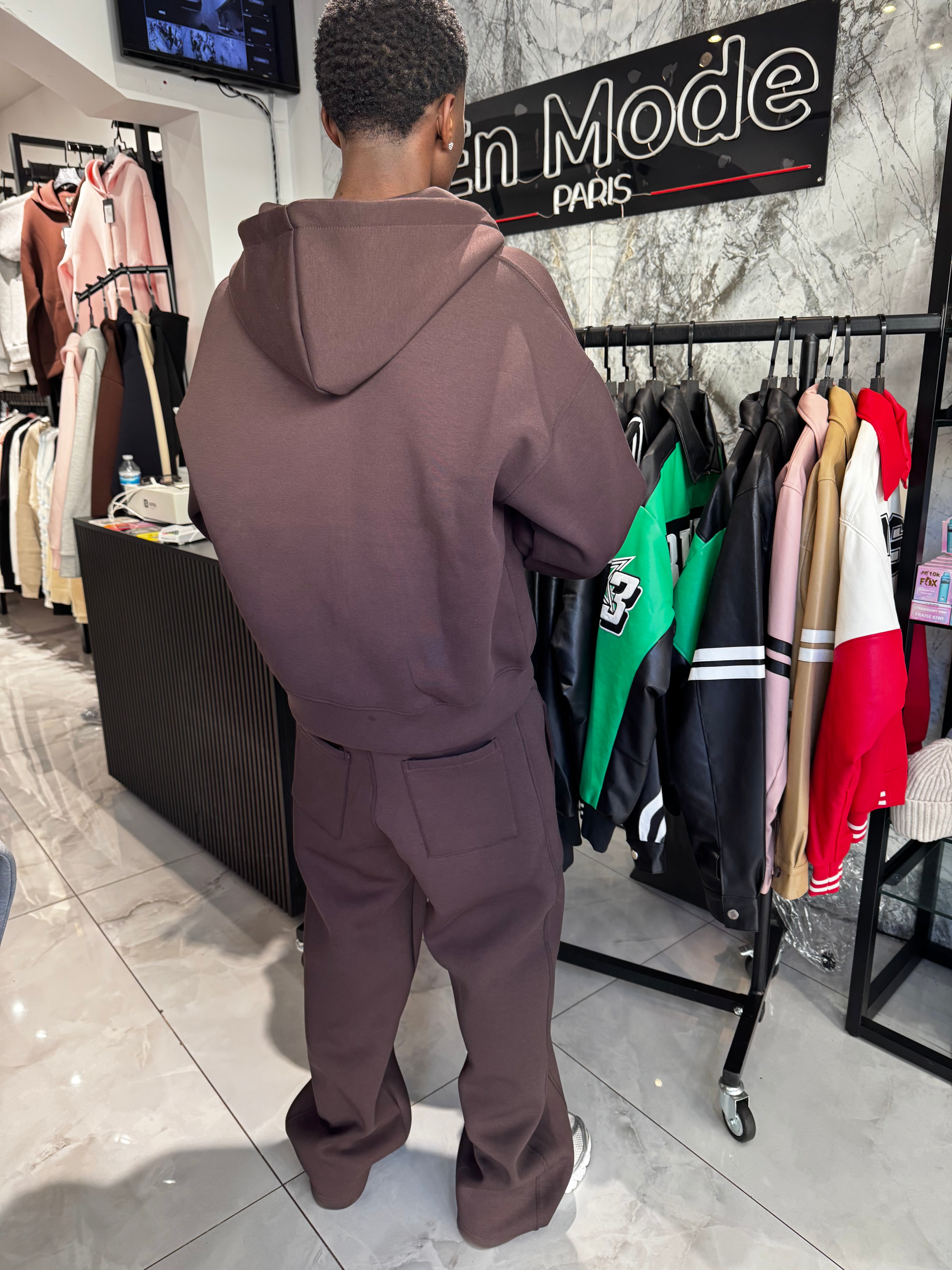 Ensemble Riches Paris Néoprène Marron