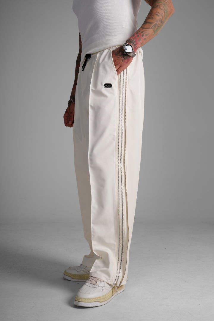 Bas Beige ZIPPER