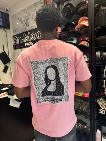T-shirt Mona Lisa Rose En Strass