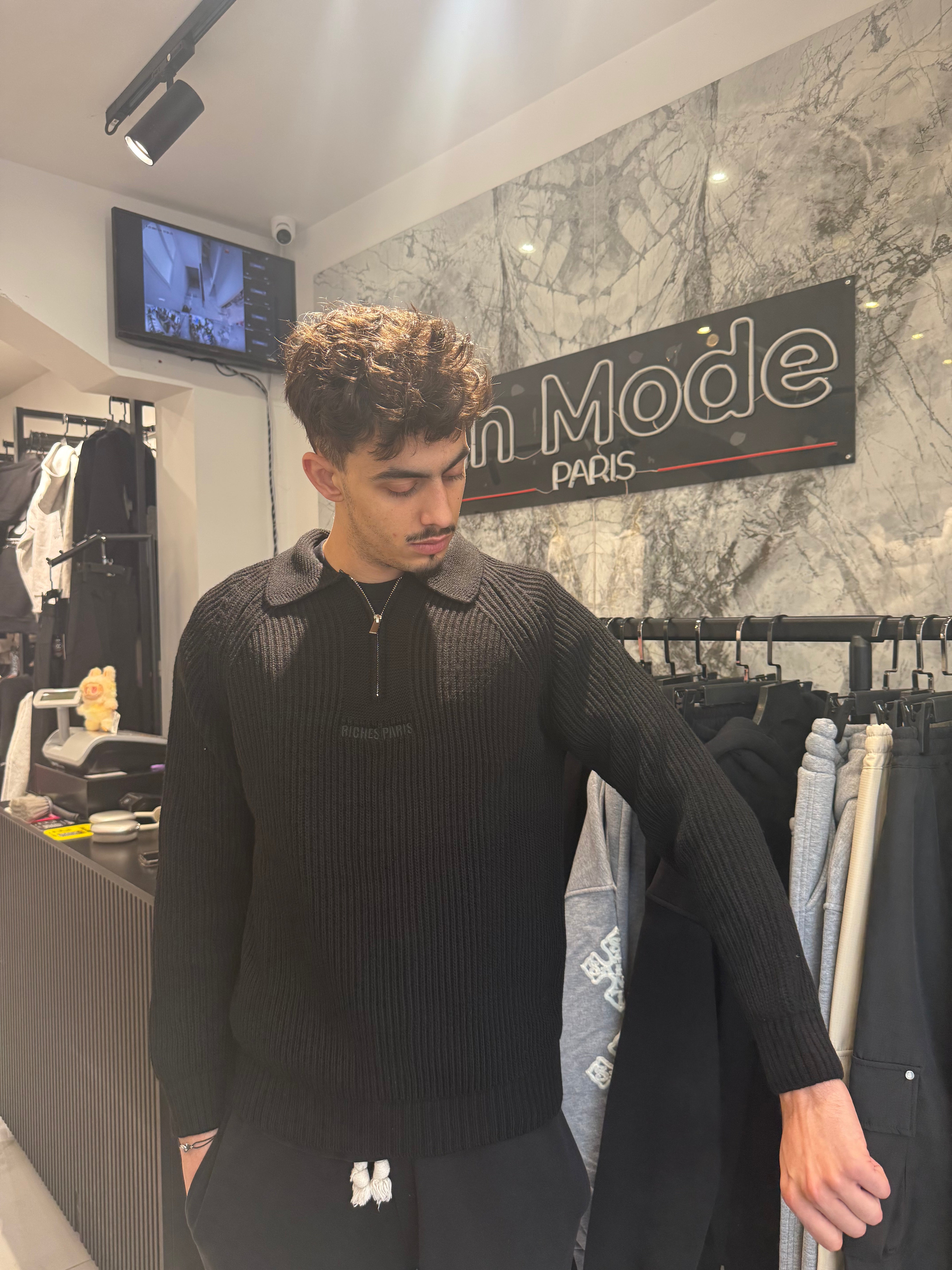 Pull Zip le Class Riches Paris