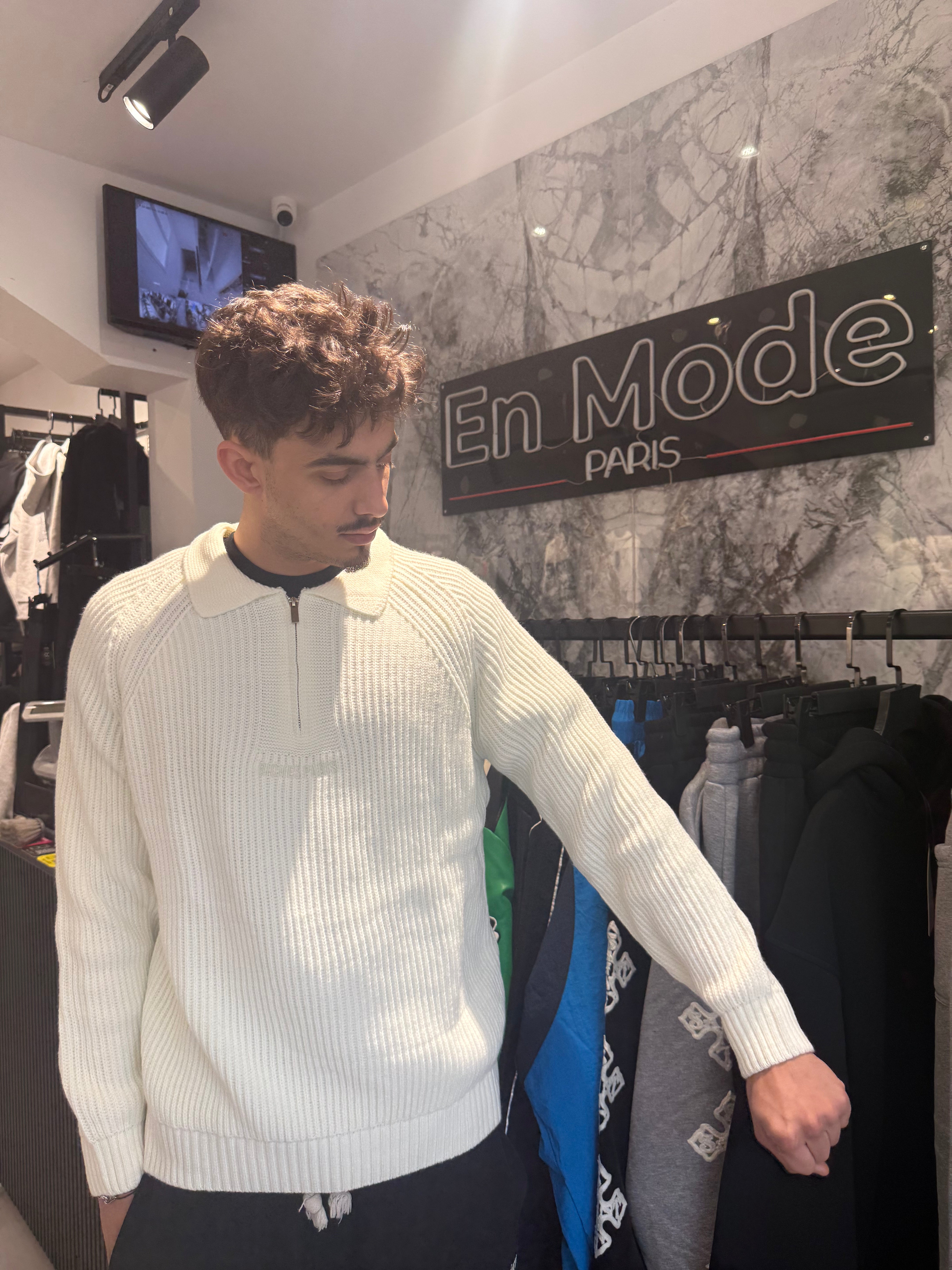 Pull zipé Riches Paris Simple