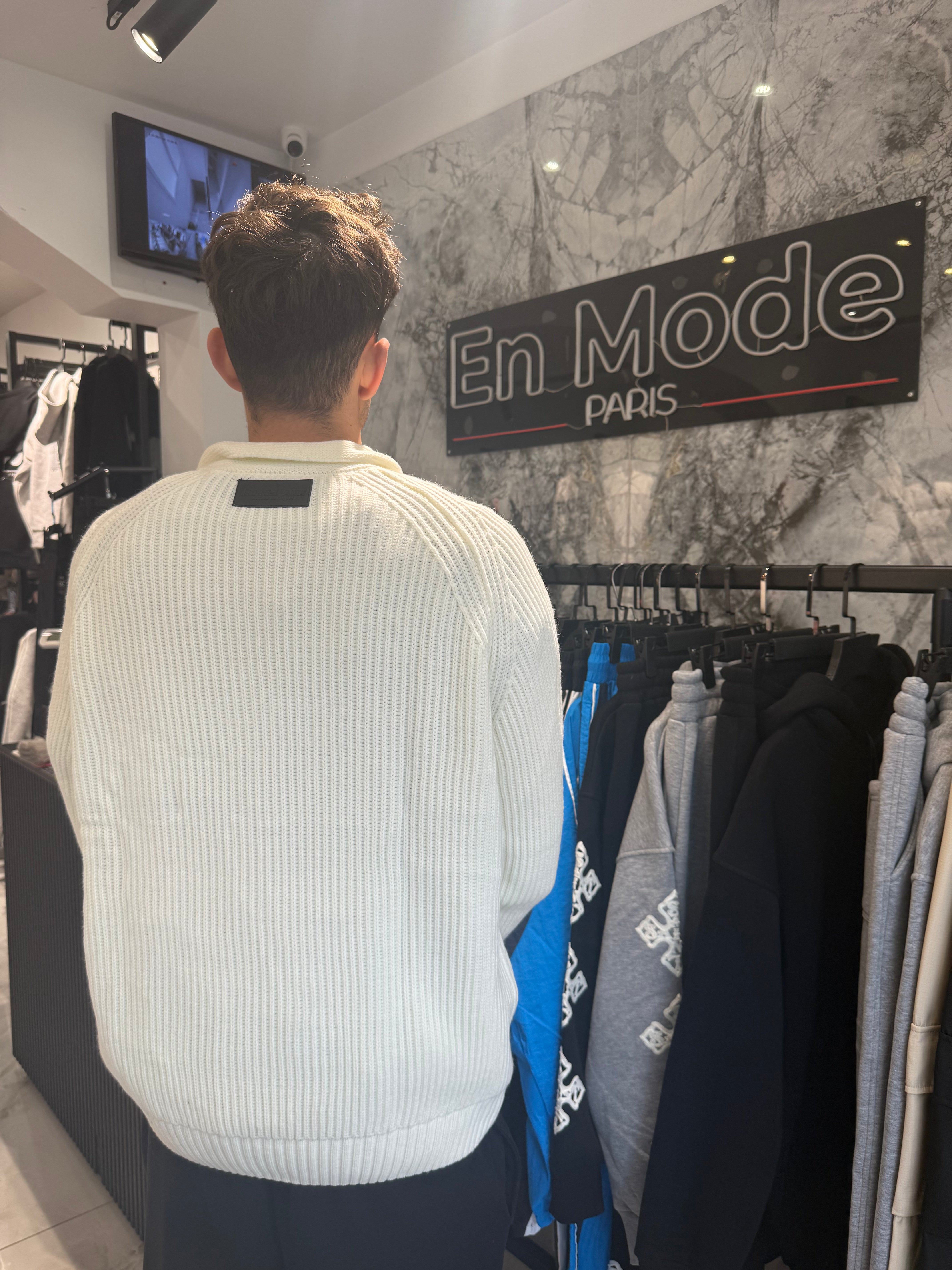 Pull zipé Riches Paris Simple