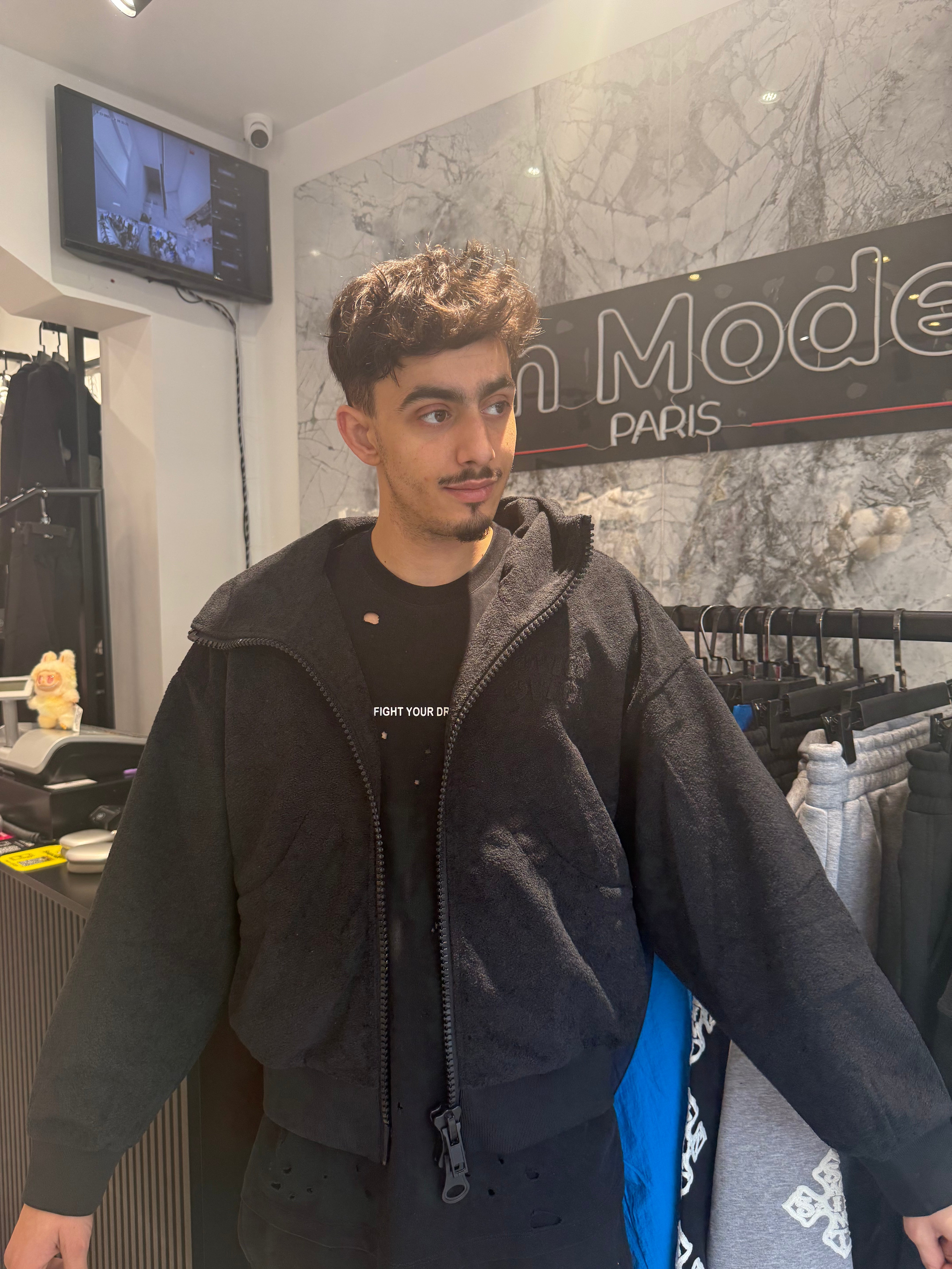 Sweat Miu Wow Noir Doux