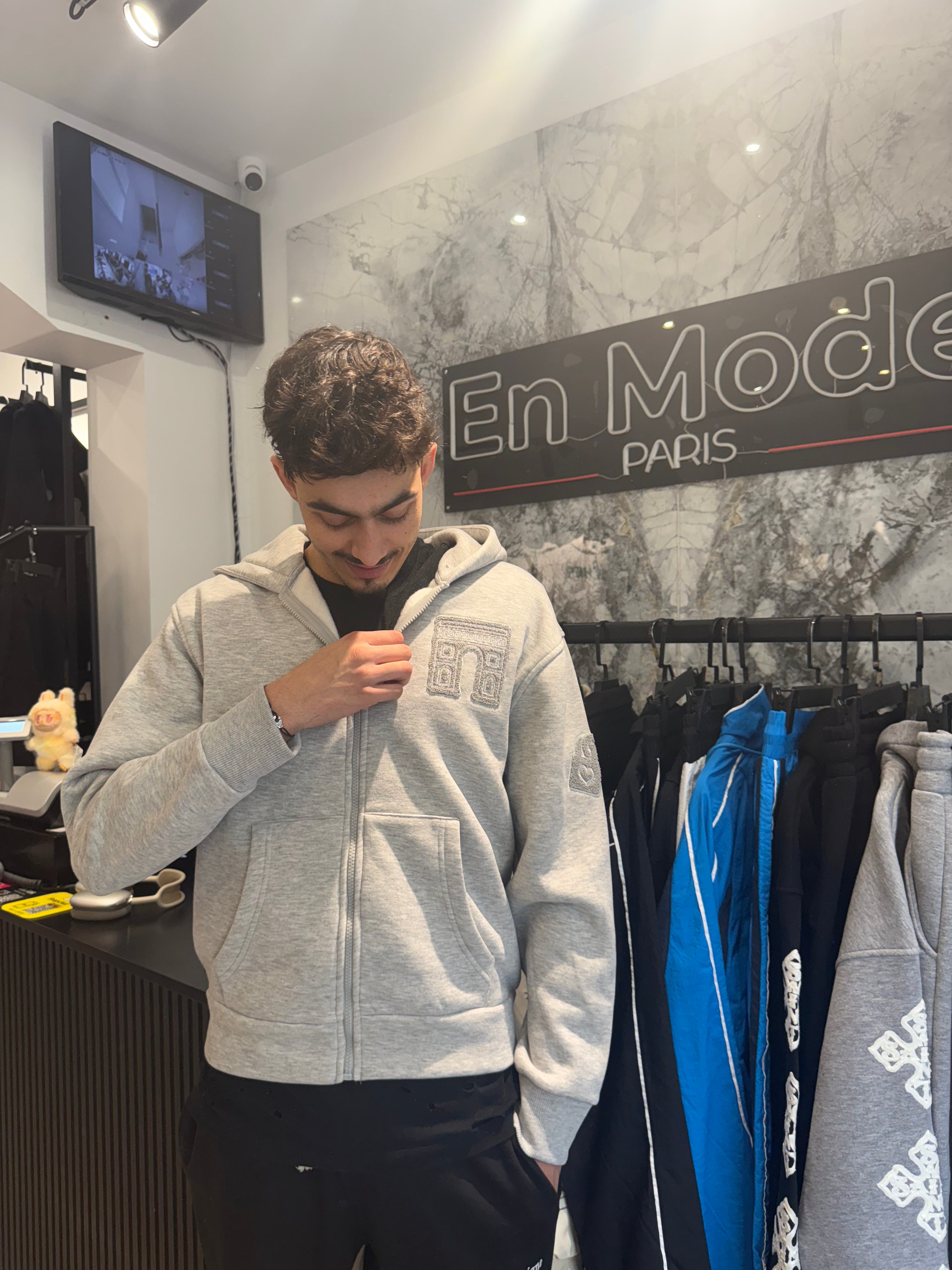 Gillet Mona Lisa Gris Paris